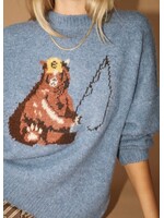 Bear Gone Fishing Sweater