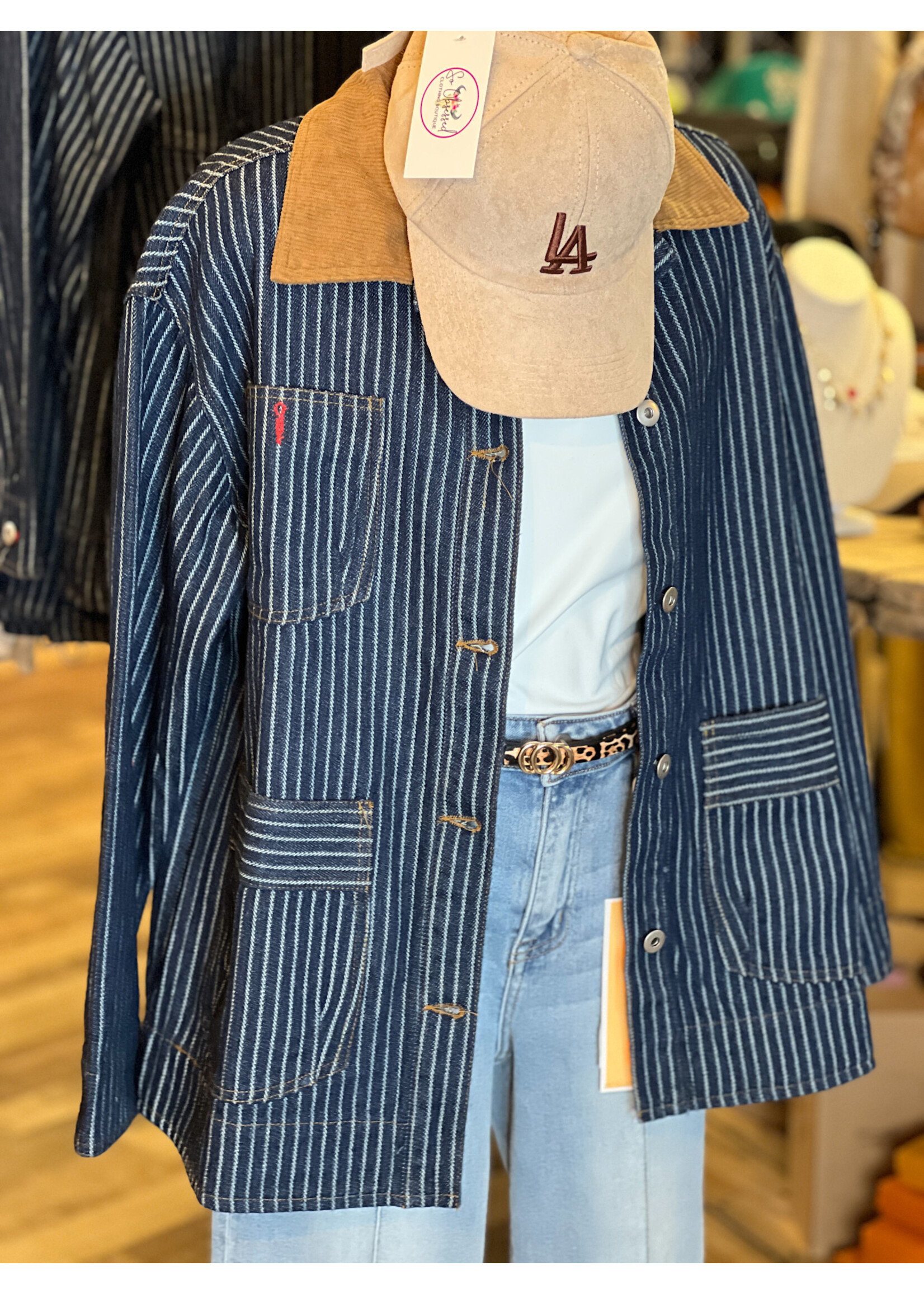 Winston Striped Denim Jacket