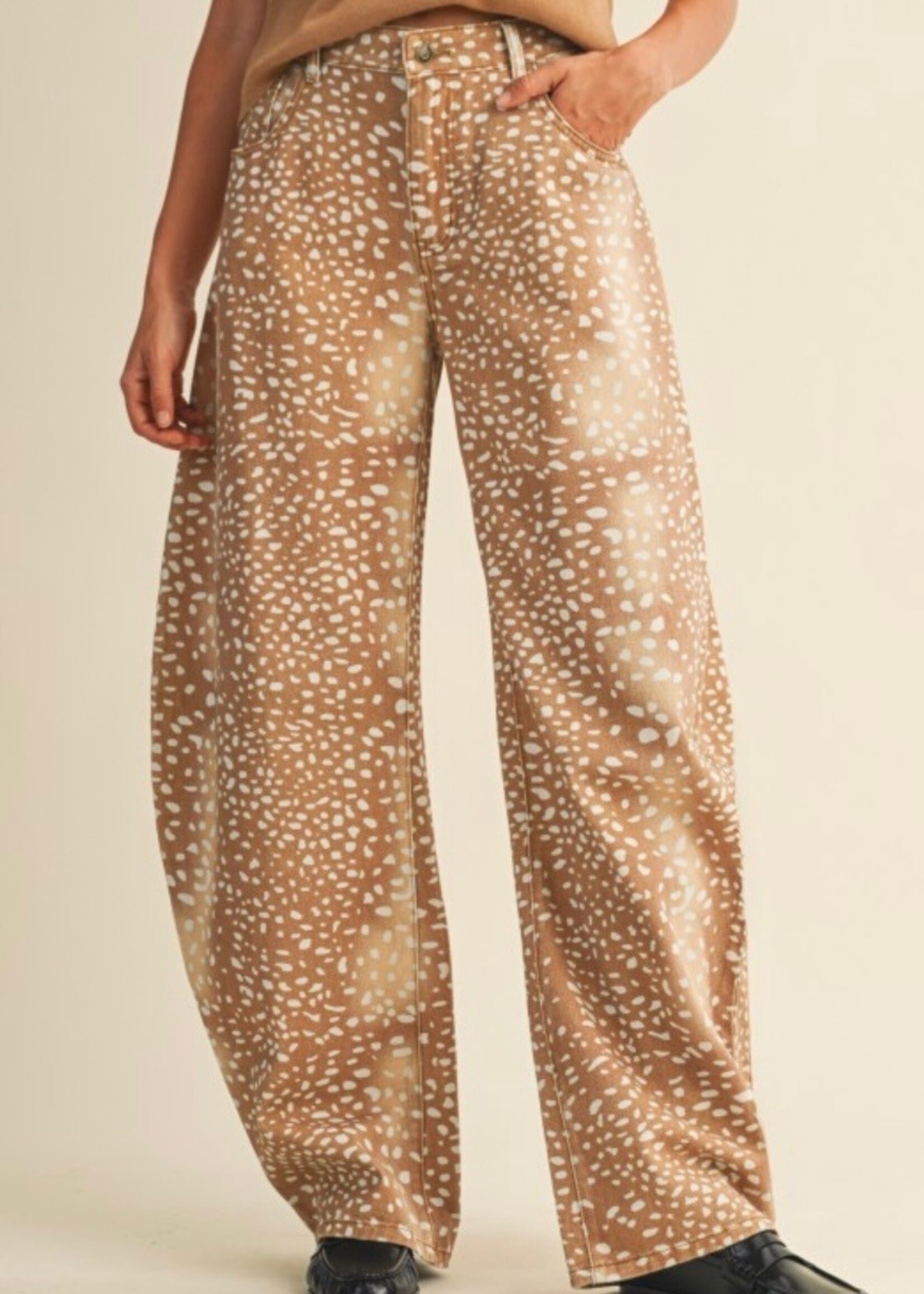 Deerly Beloved Barrel Jeans