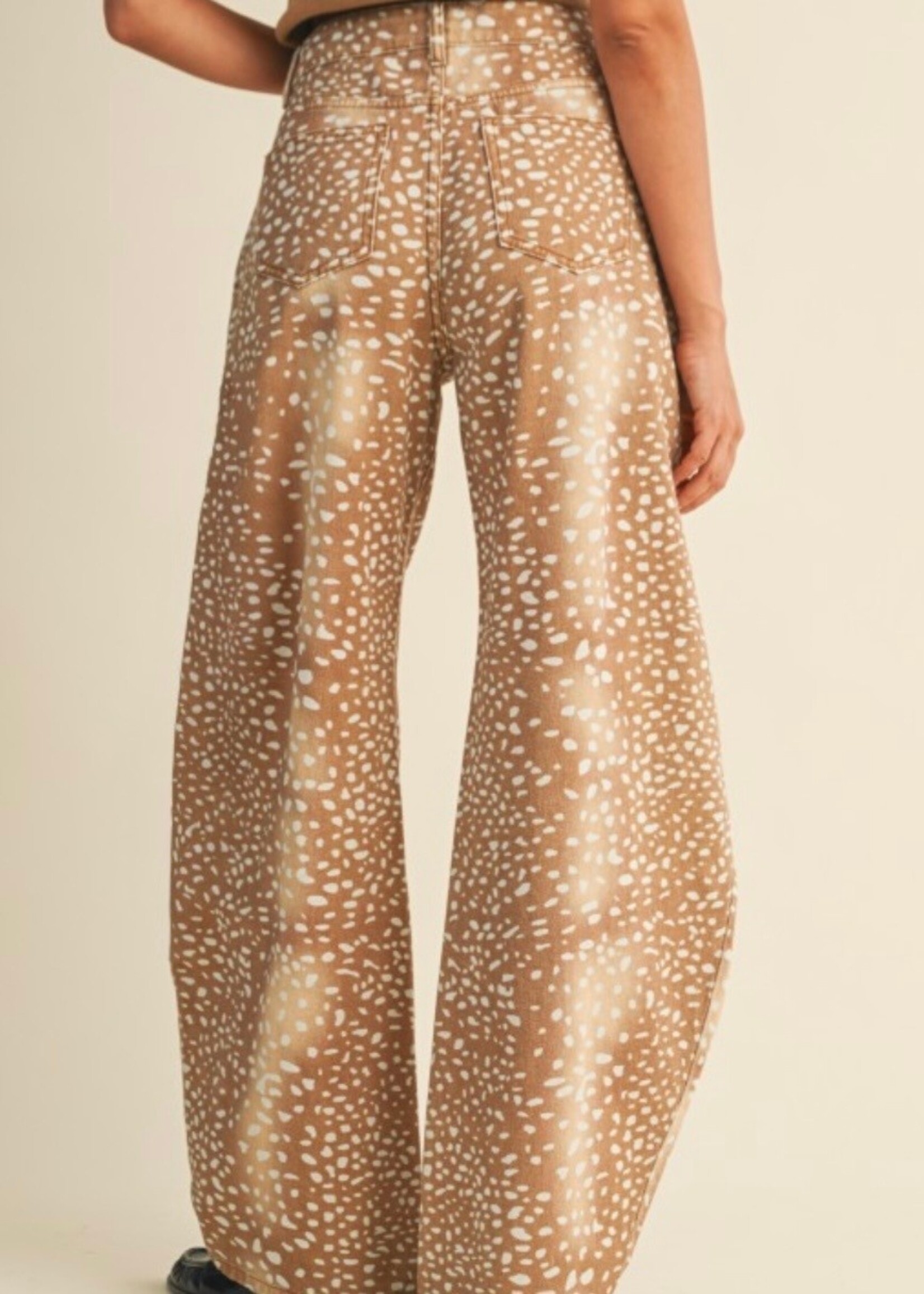 Deerly Beloved Barrel Jeans