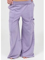 Zola Mineral Wide Leg Cargo Pants