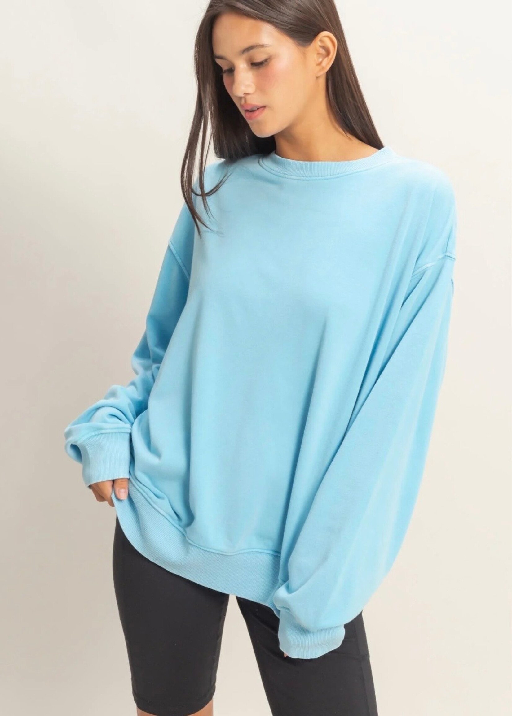 Lonnie Mineral Washed Crewneck Sweatshirt