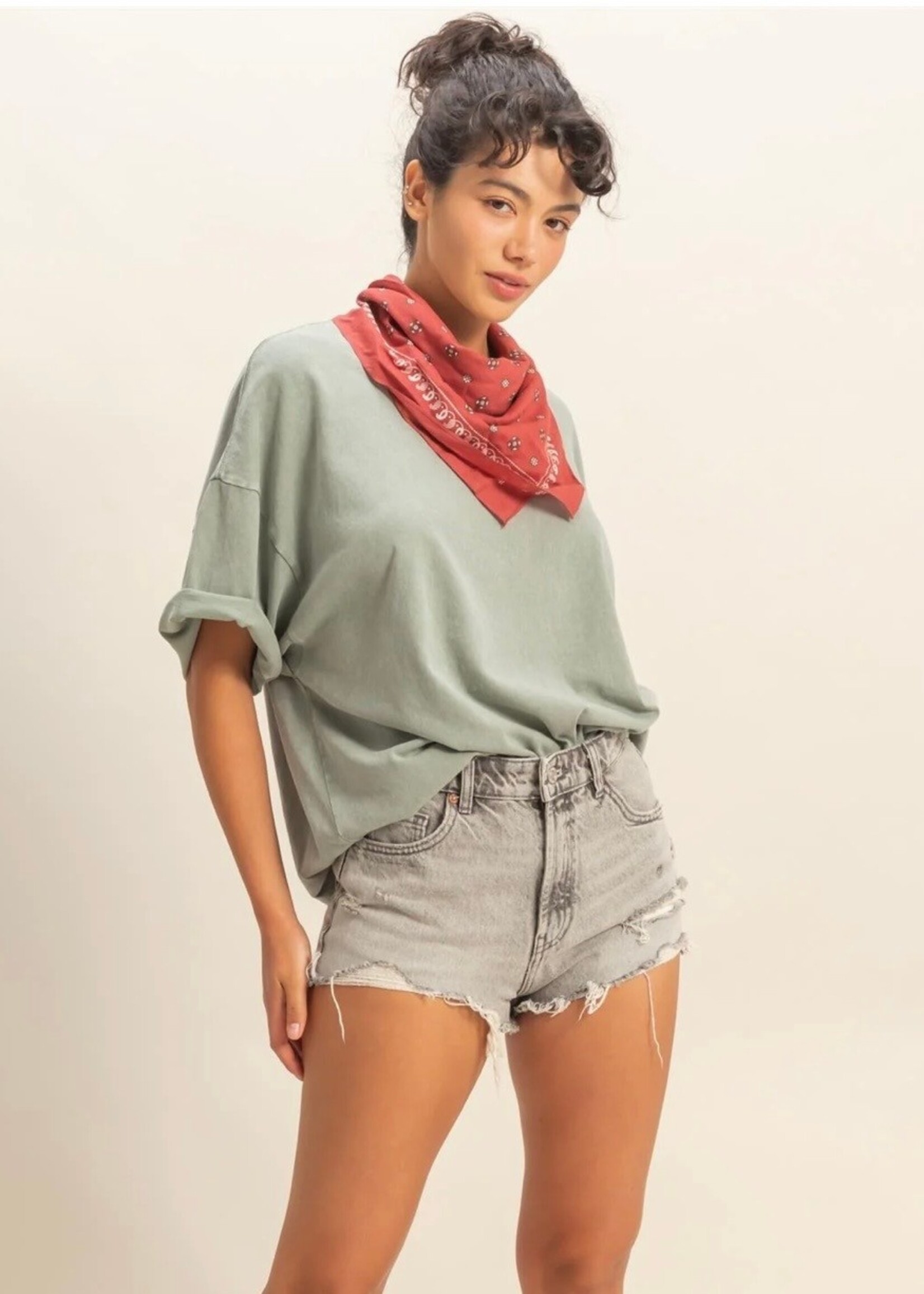 Brooklyn Oversized Mineral Wash Tee