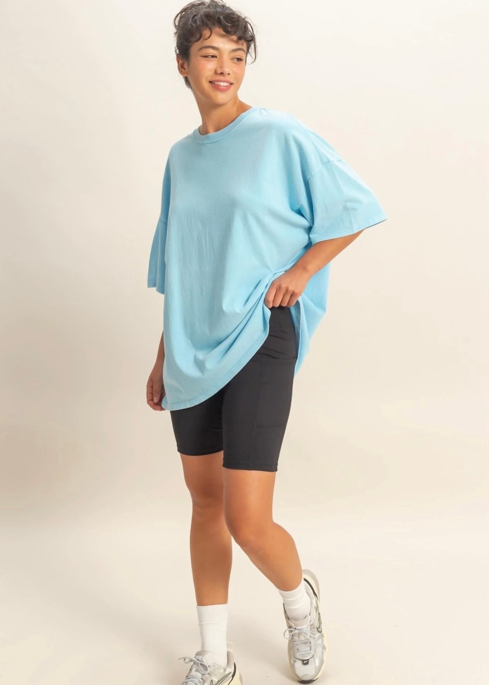 Brooklyn Oversized Mineral Wash Tee