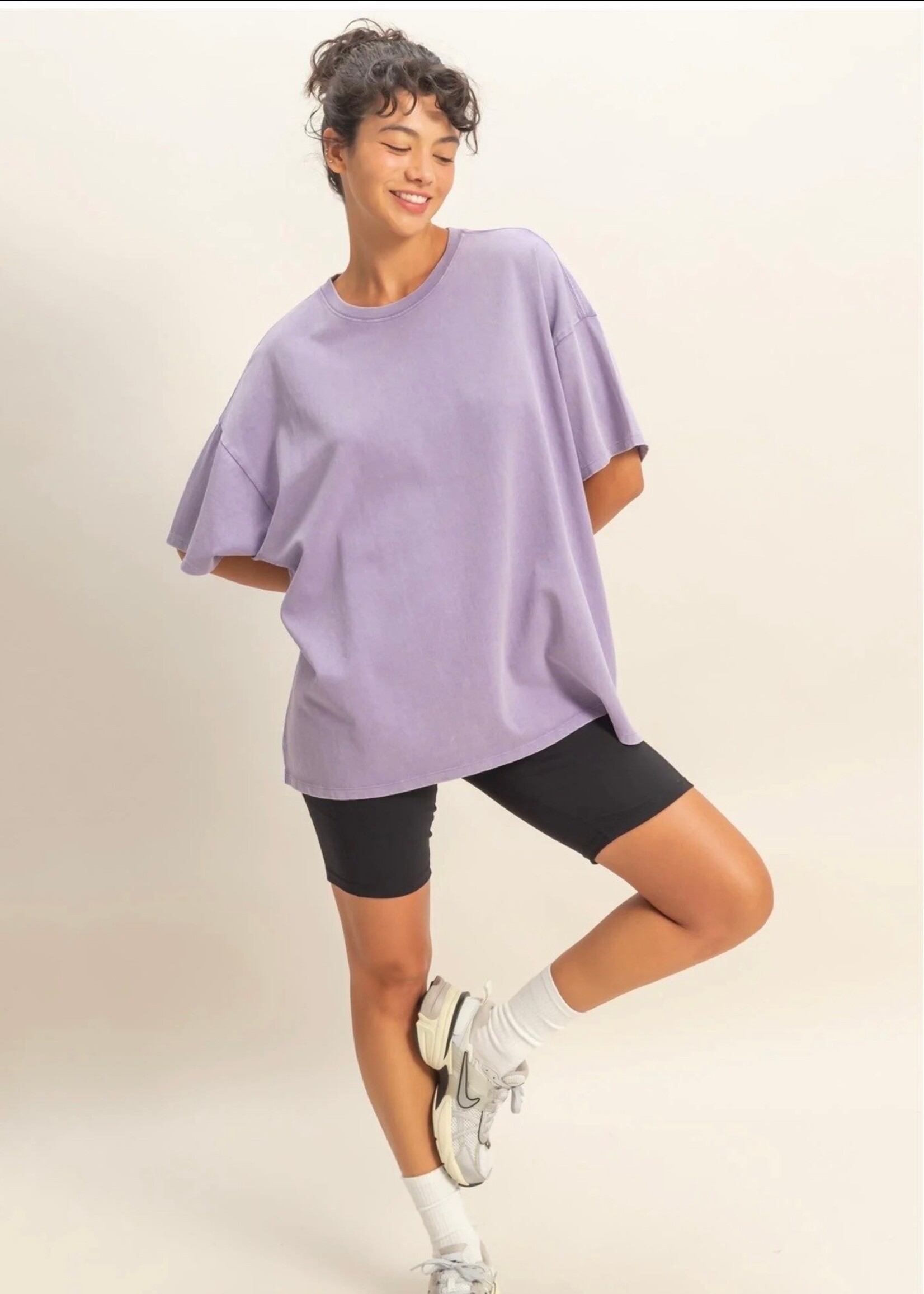 Brooklyn Oversized Mineral Wash Tee