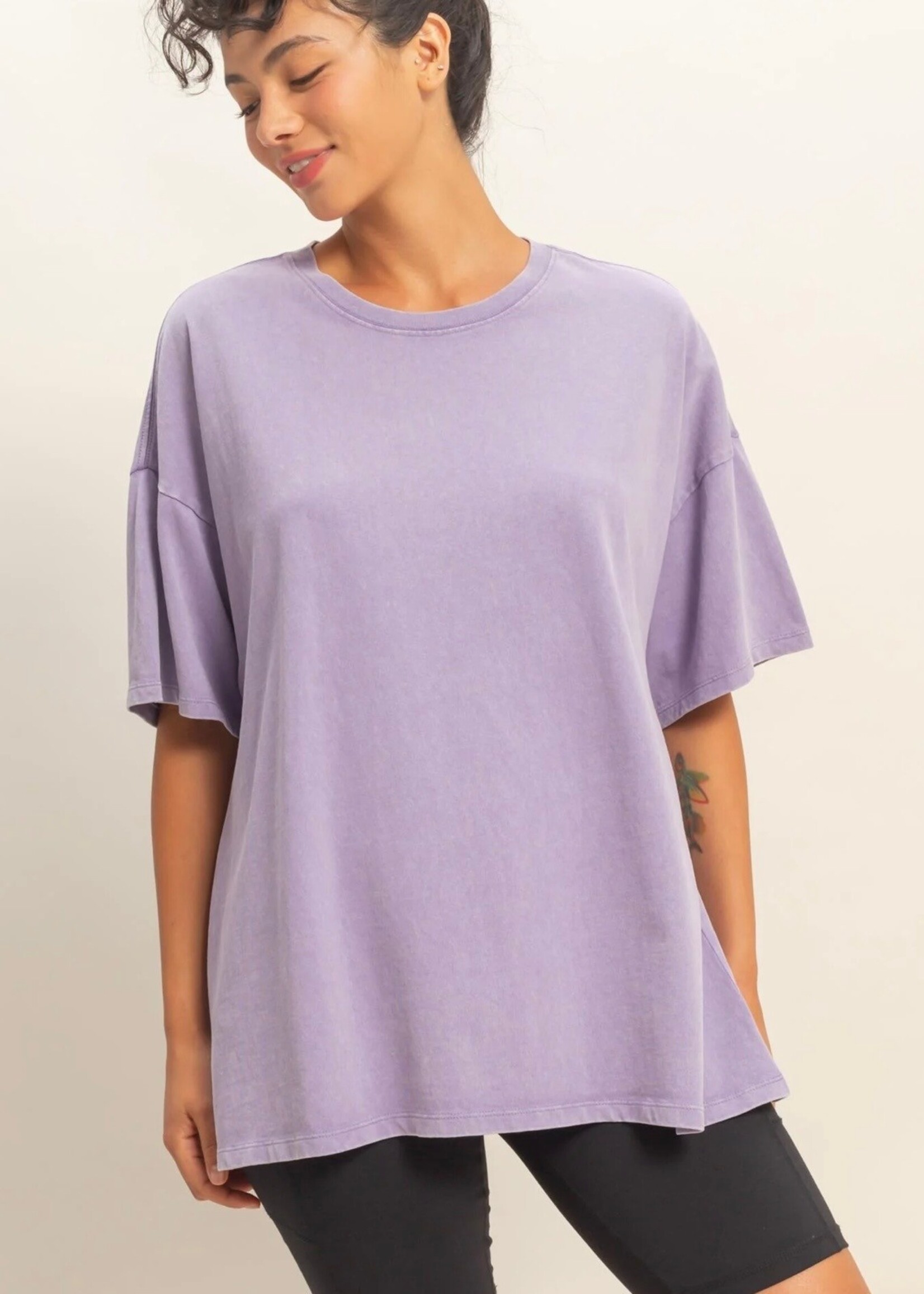 Brooklyn Oversized Mineral Wash Tee