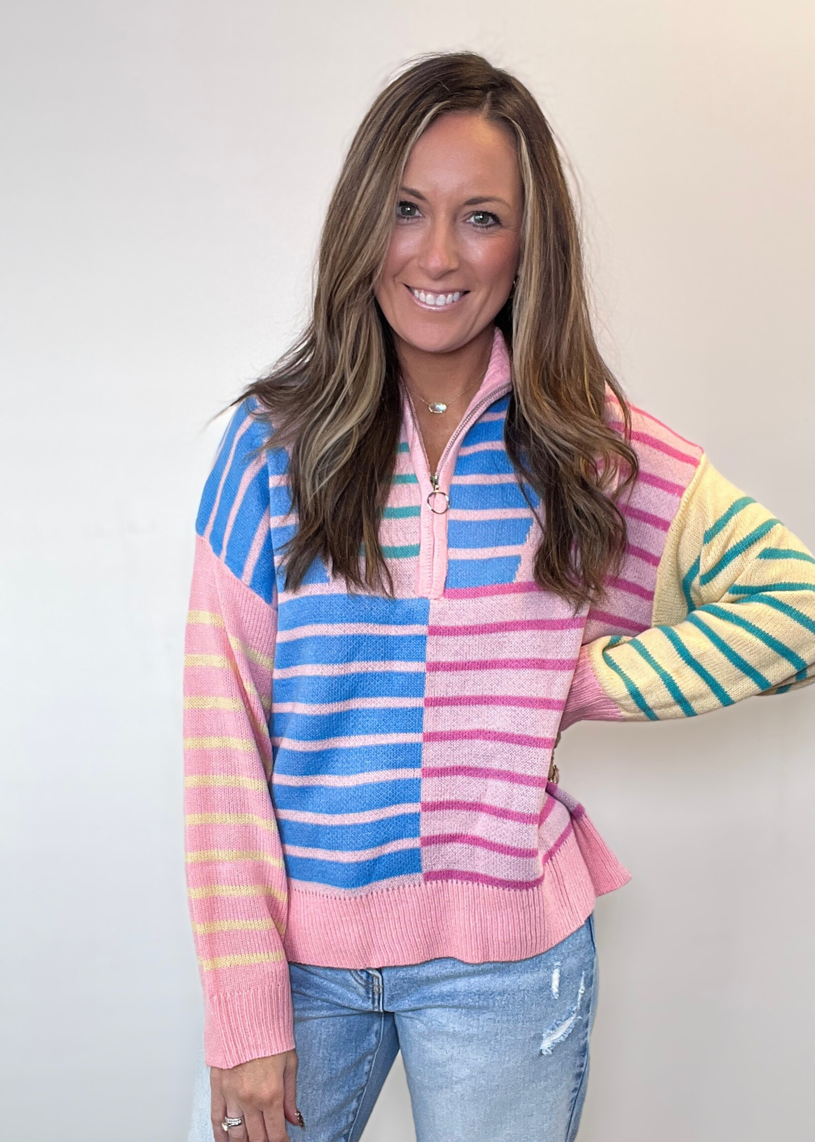 Diana Half Zip Sweater