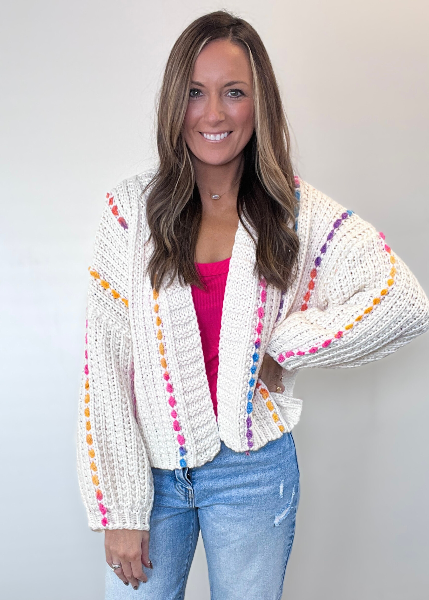 Confetti Ribbon Cardigan