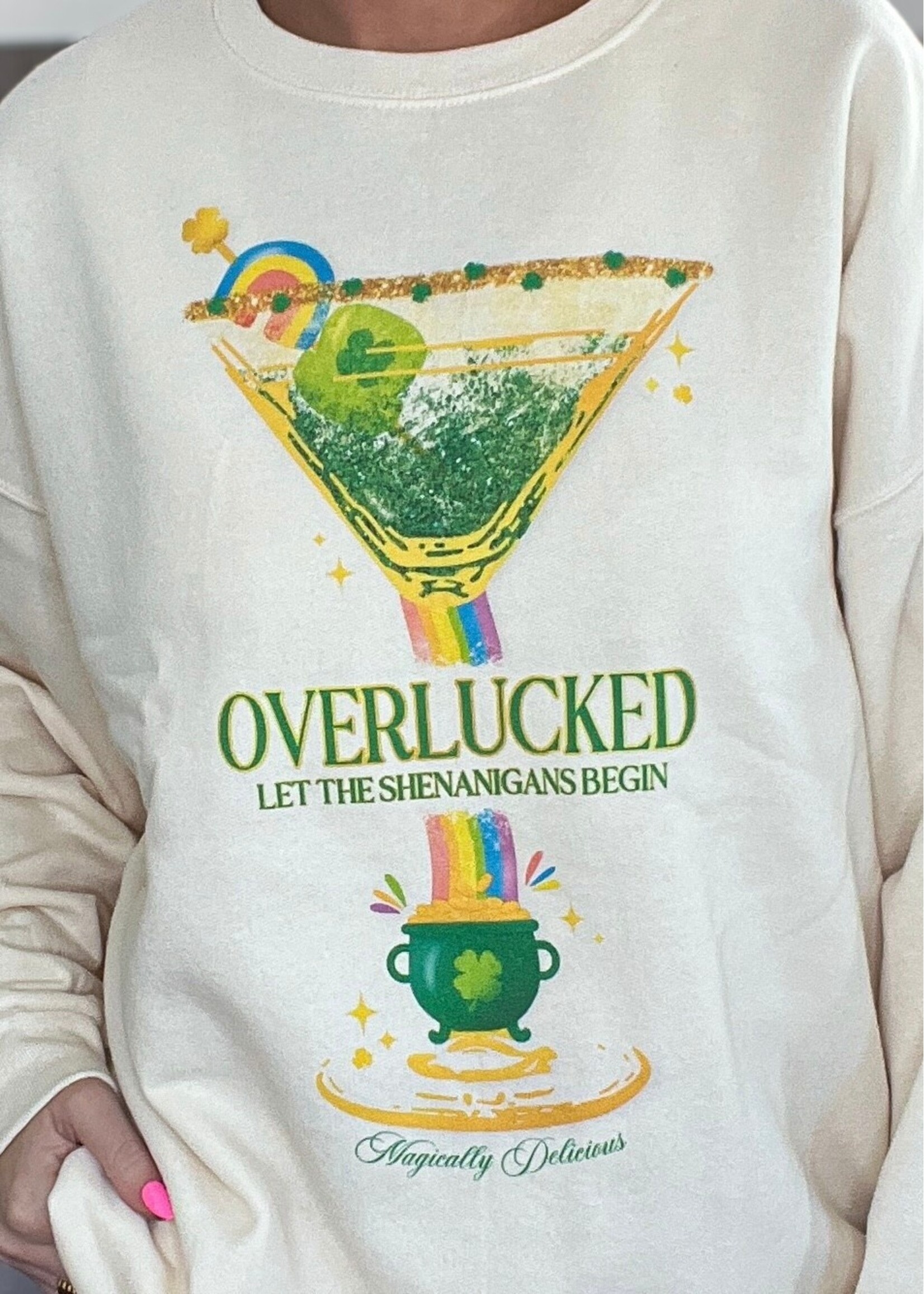 Overlucked Graphic Crewneck