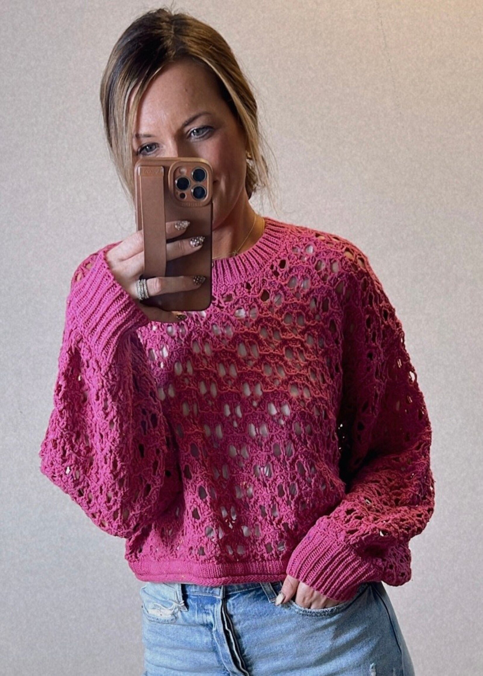 Napa Open Knit Sweater