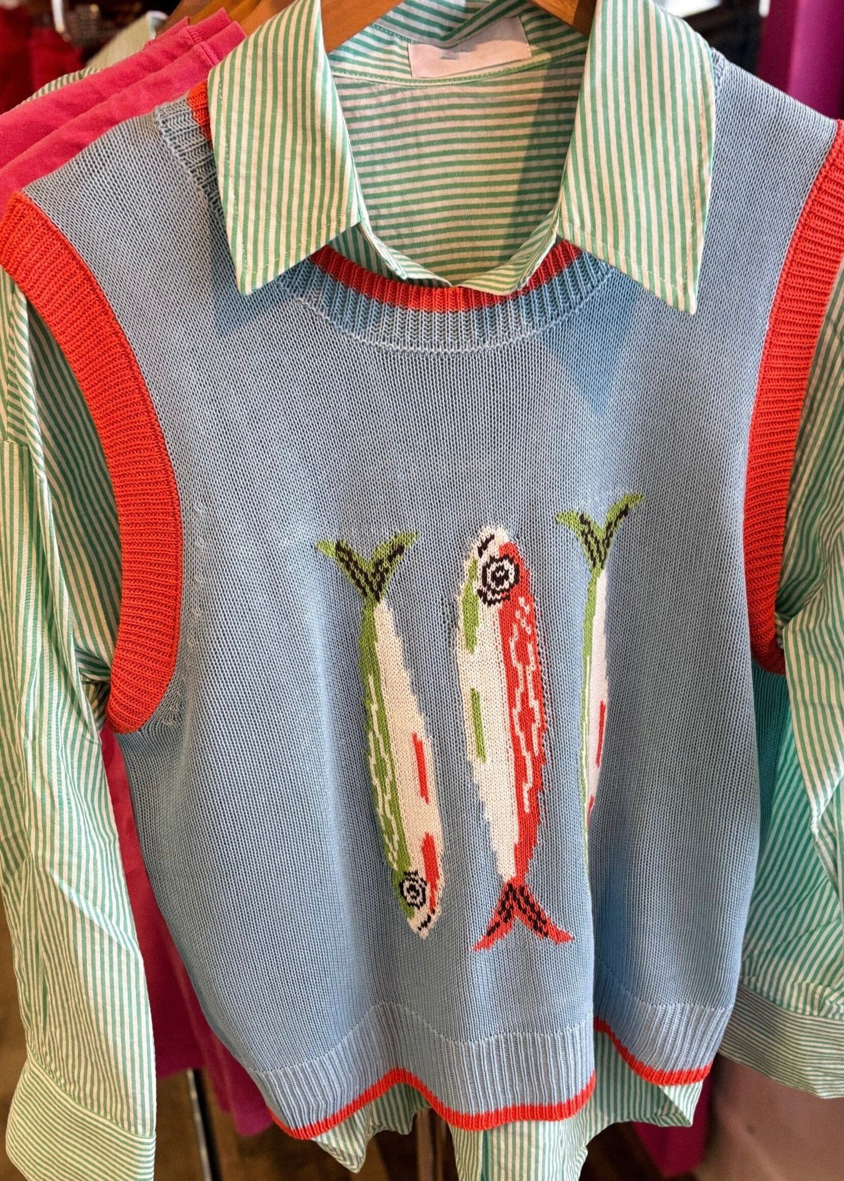 Catch Of The Day Sweater Vest