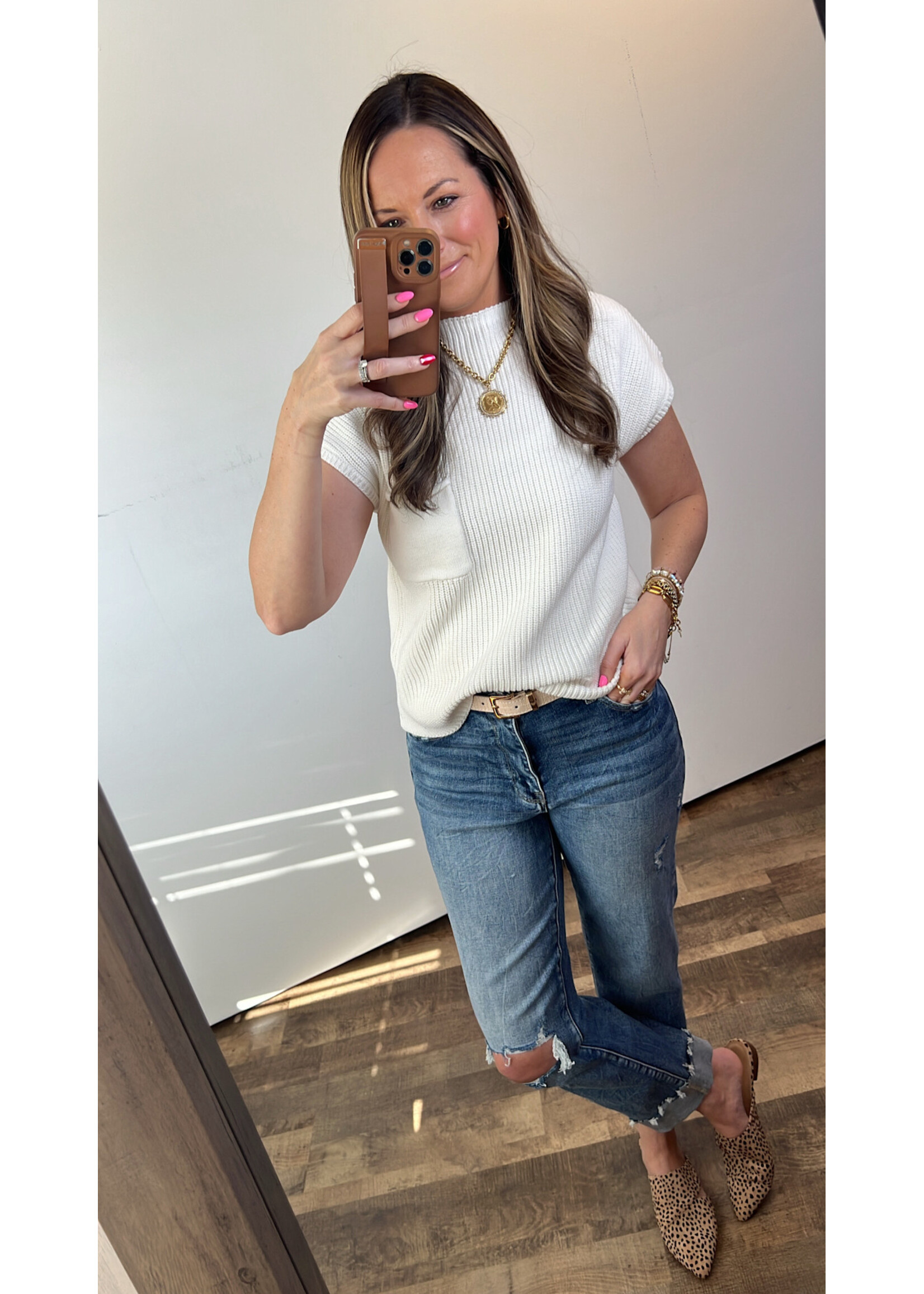 Tessa Mock Neck Sweater