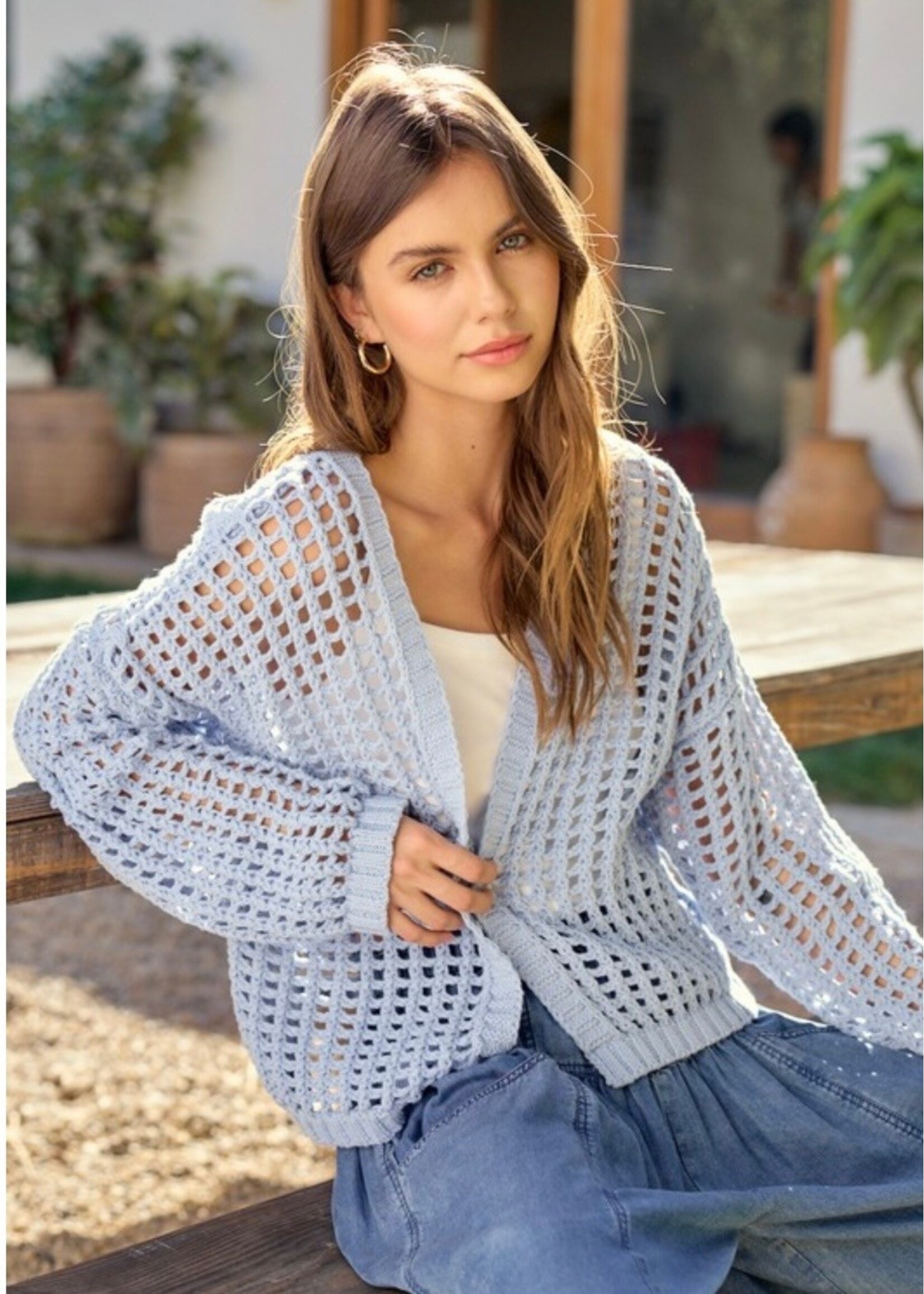 Keelie Open Knit Cardigan