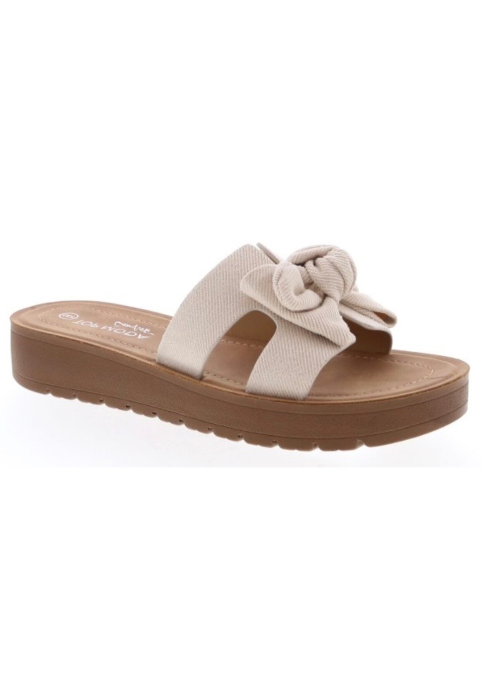 Bow & Go Slide Sandals