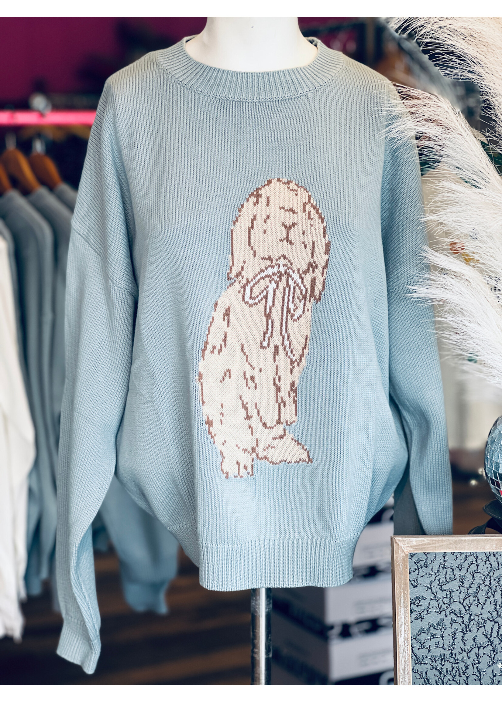 Some Bunny Loves You Graphic Sweater