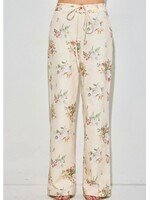 Ivory Bloom Wide Leg Pants