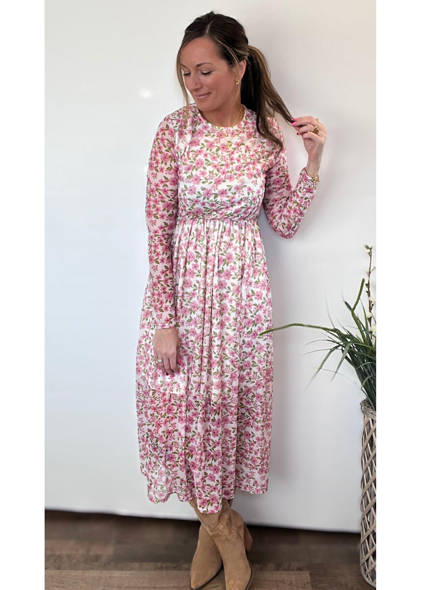 In Awe Floral Maxi Dress