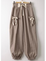 Bella Bow Detail Striped Pants