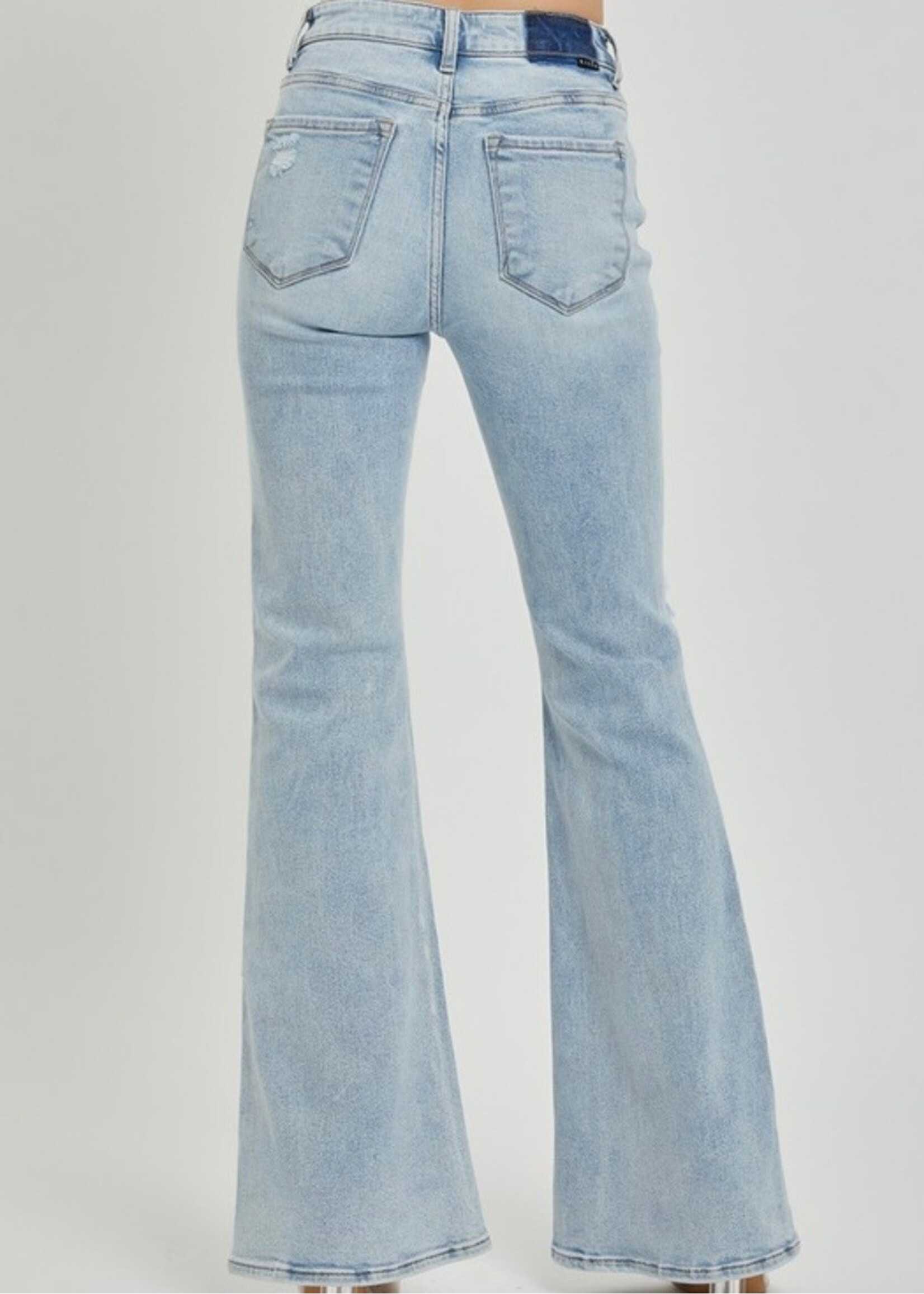 Tay Mid Rise Flare Jeans