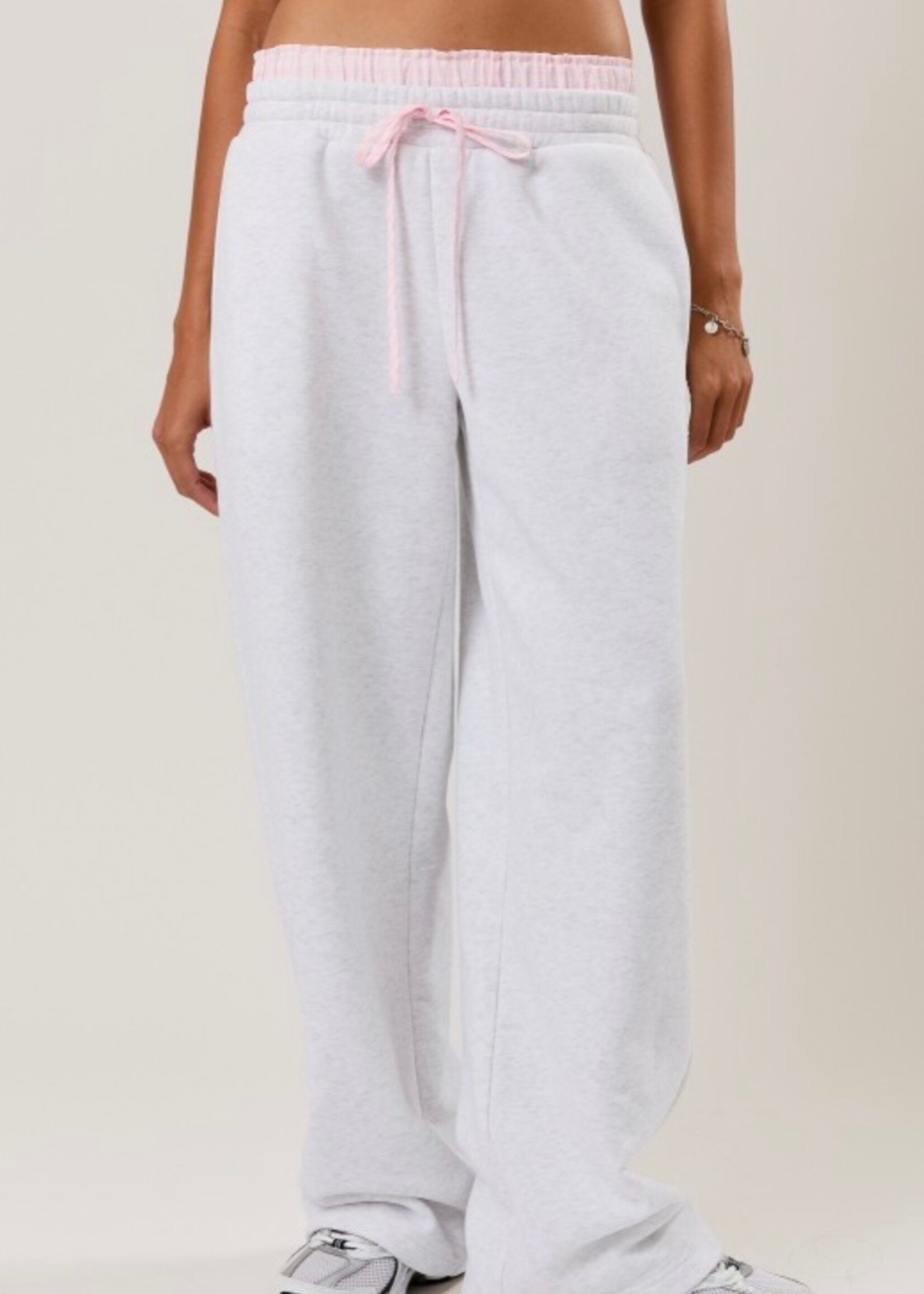 Peekaboo Plaid Boxer Sweatpants