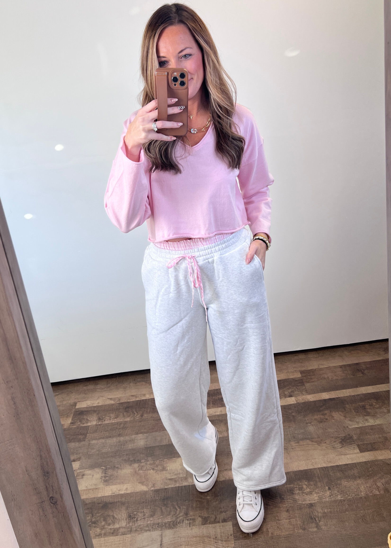 Peekaboo Plaid Boxer Sweatpants