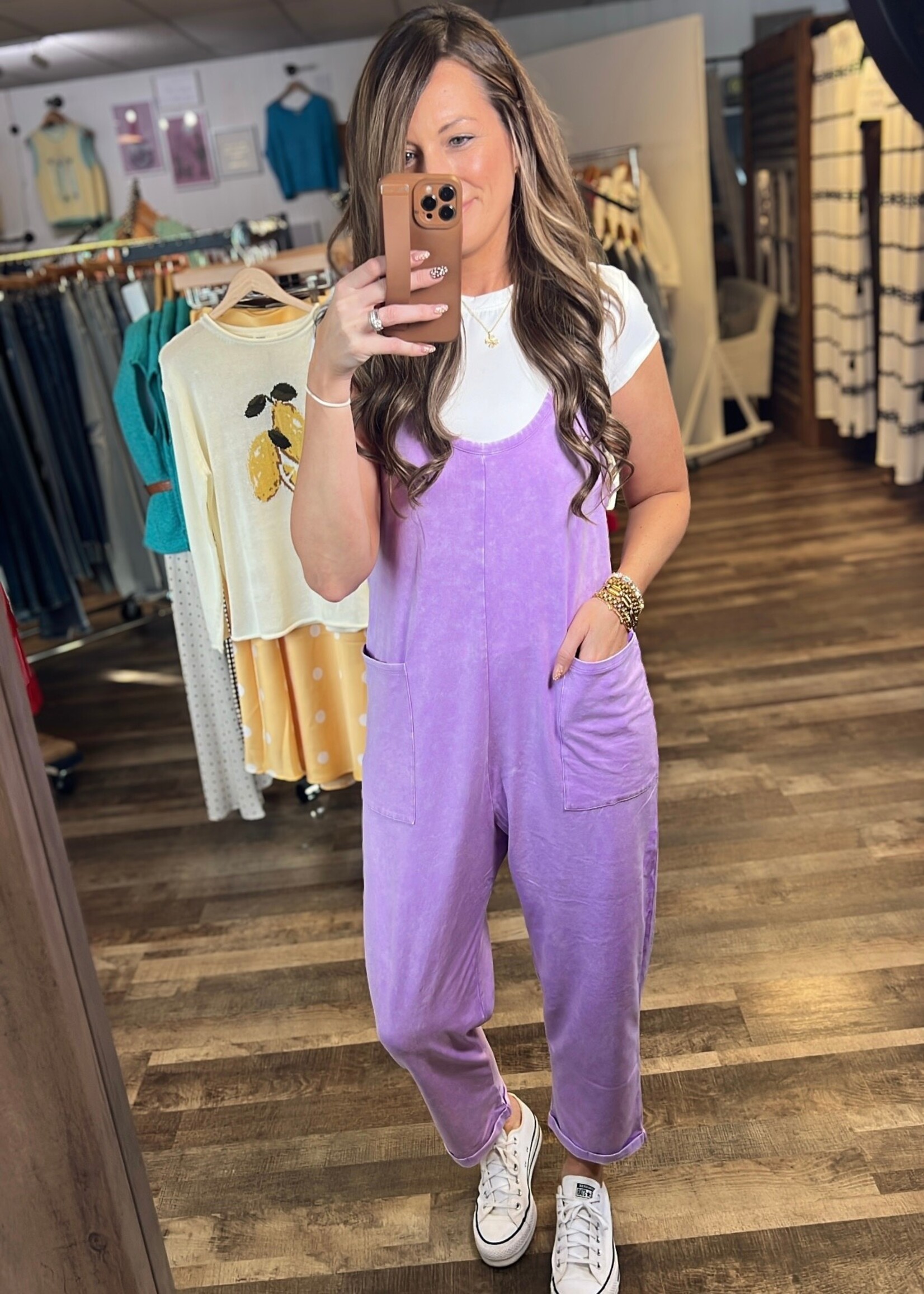 Layanne Washed Overalls