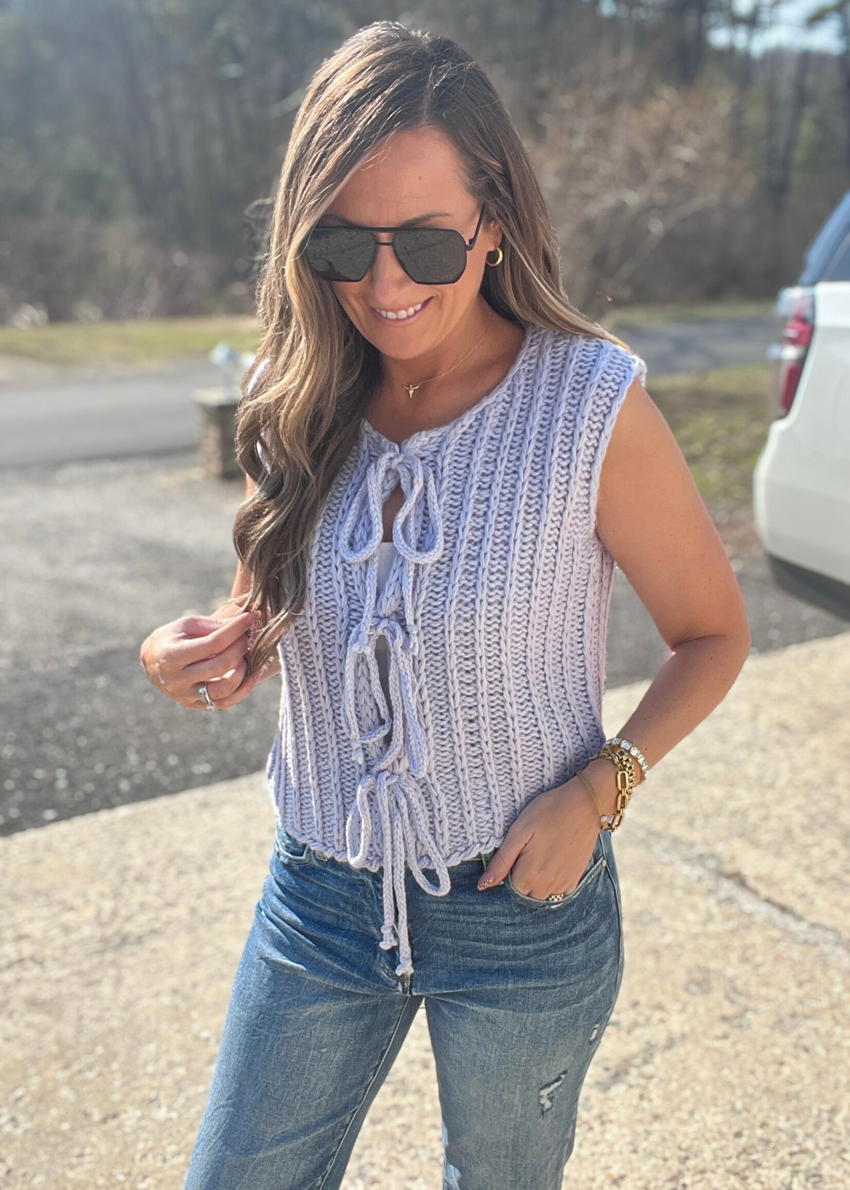 Ria Chunky Sweater Vest