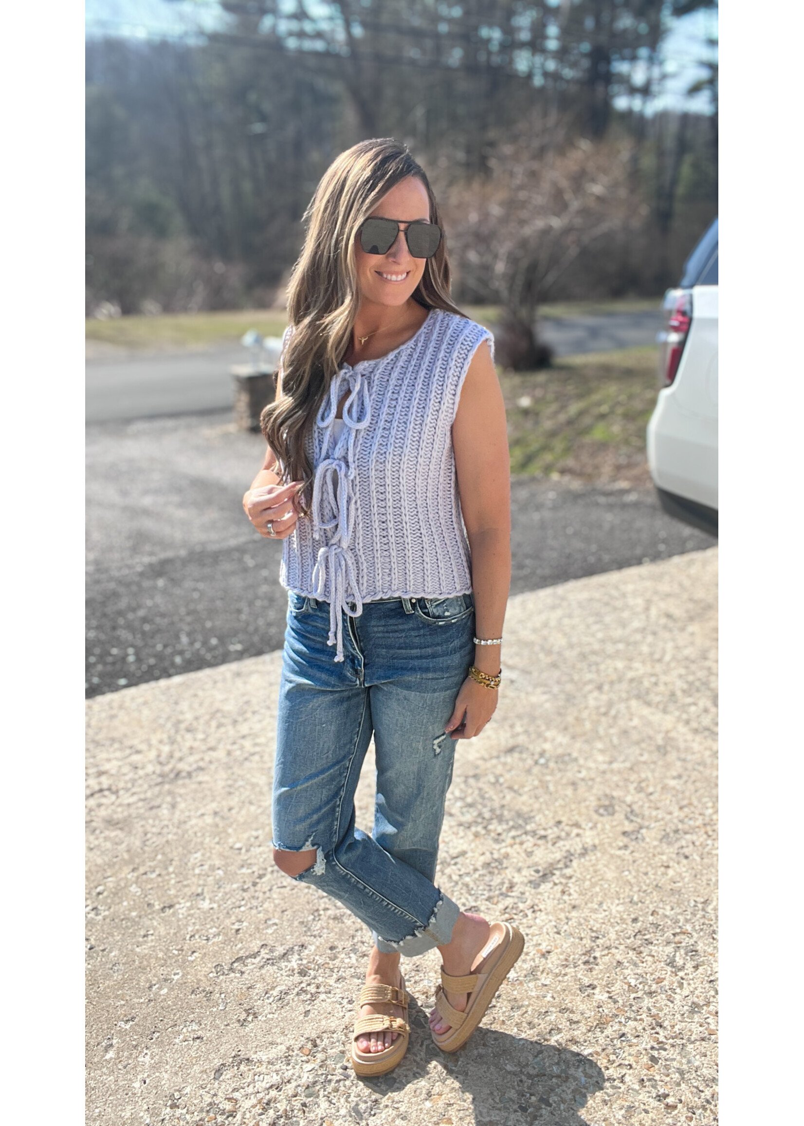 Ria Chunky Sweater Vest