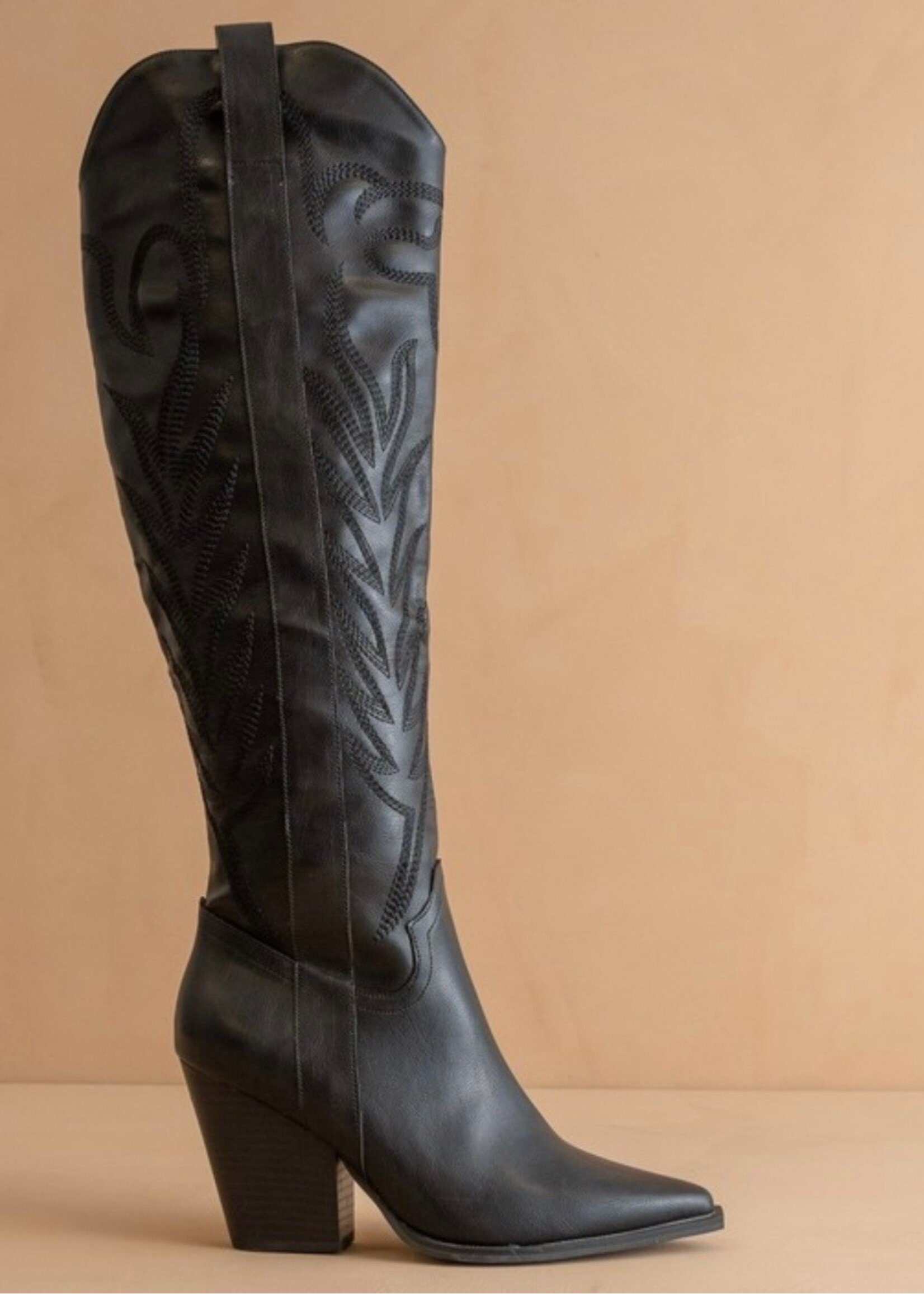 Music Row Embroidered Western Boots