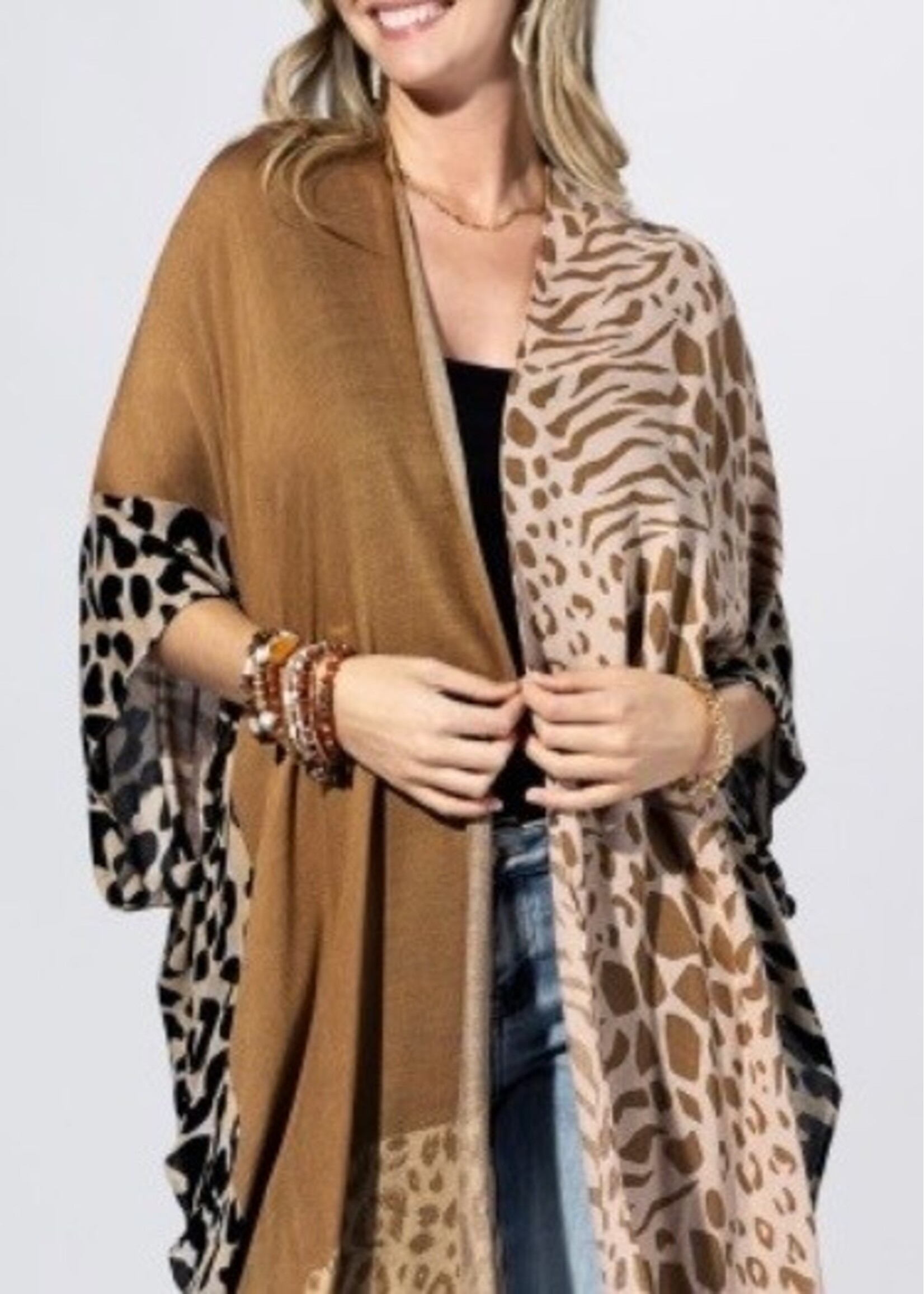 Savanna Animal Print Kimono