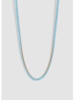 Turquoise Rhinestone Necklace