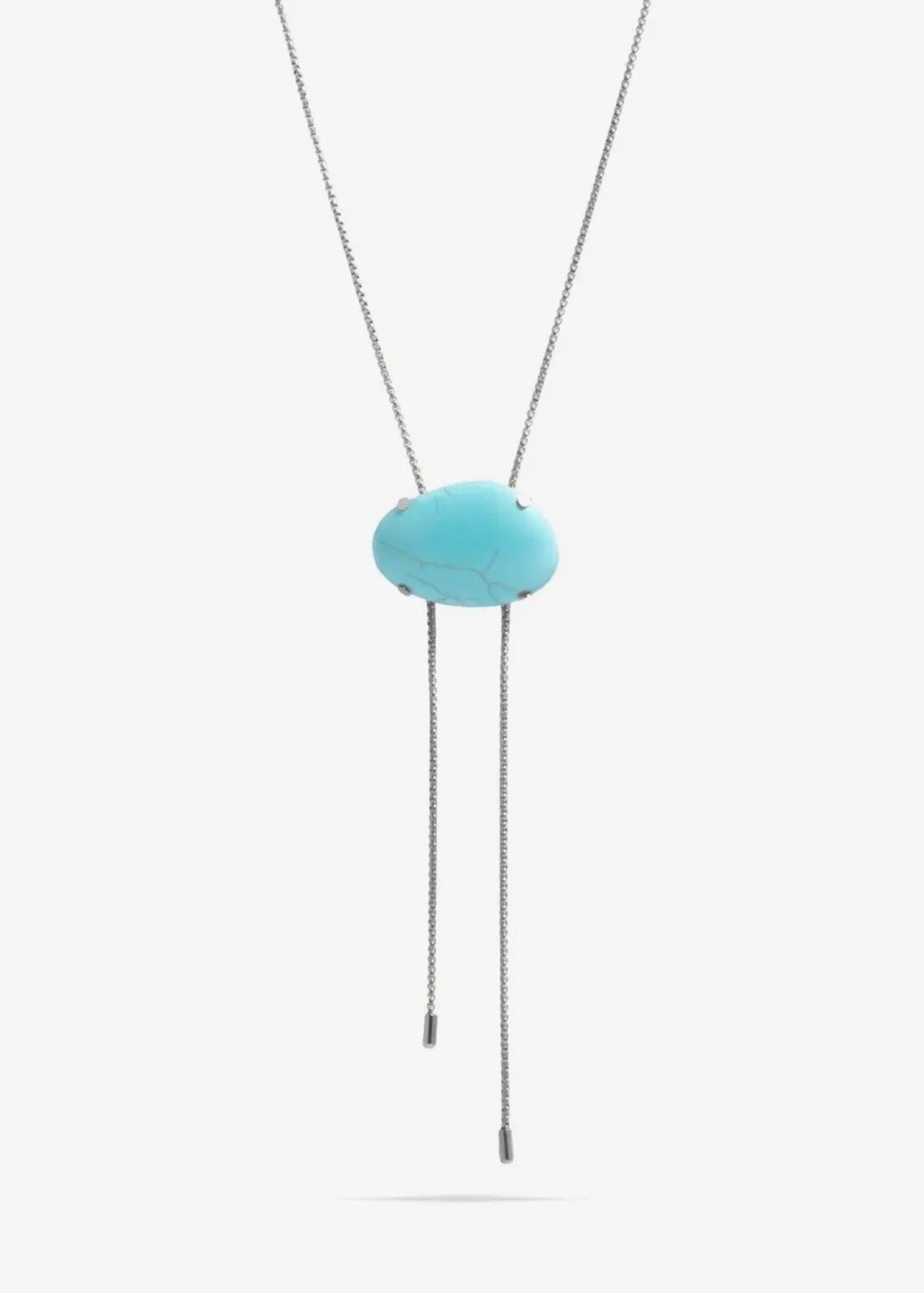 Sia Turquoise Charm Necklace