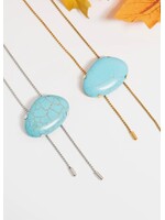 Sia Turquoise Charm Necklace