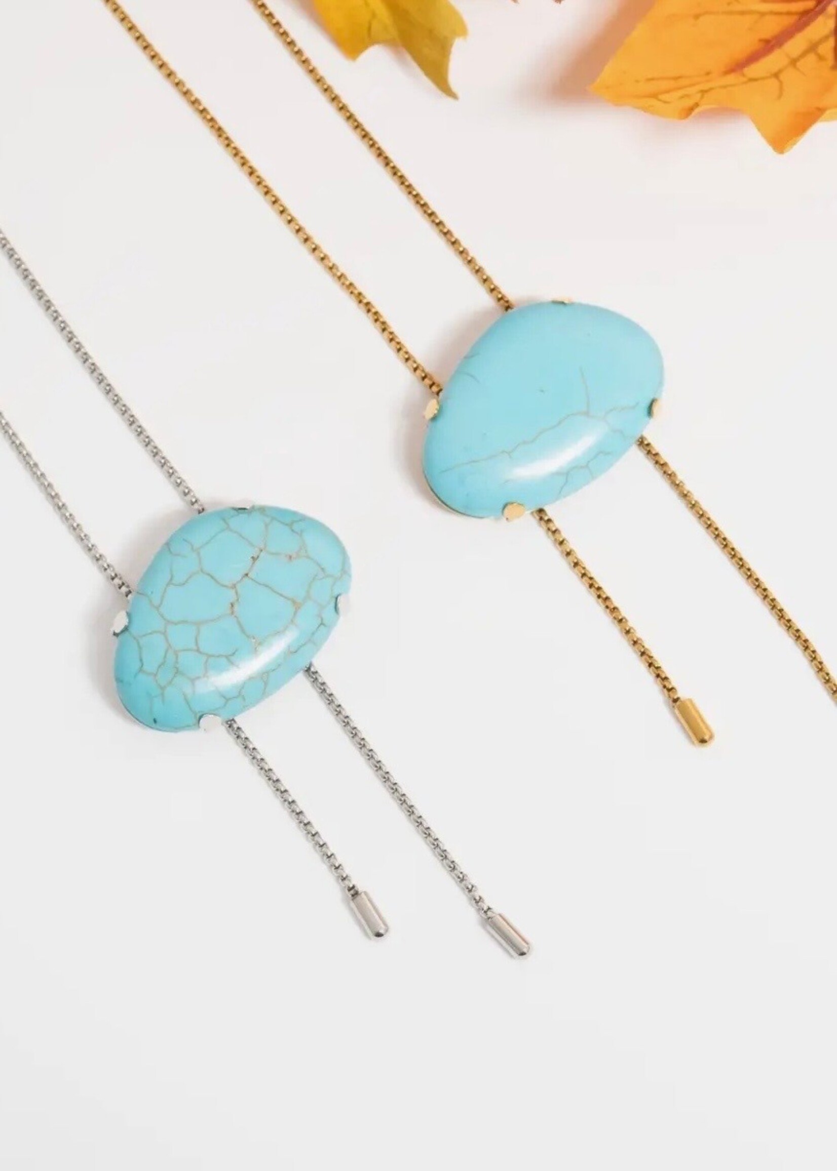 Sia Turquoise Charm Necklace