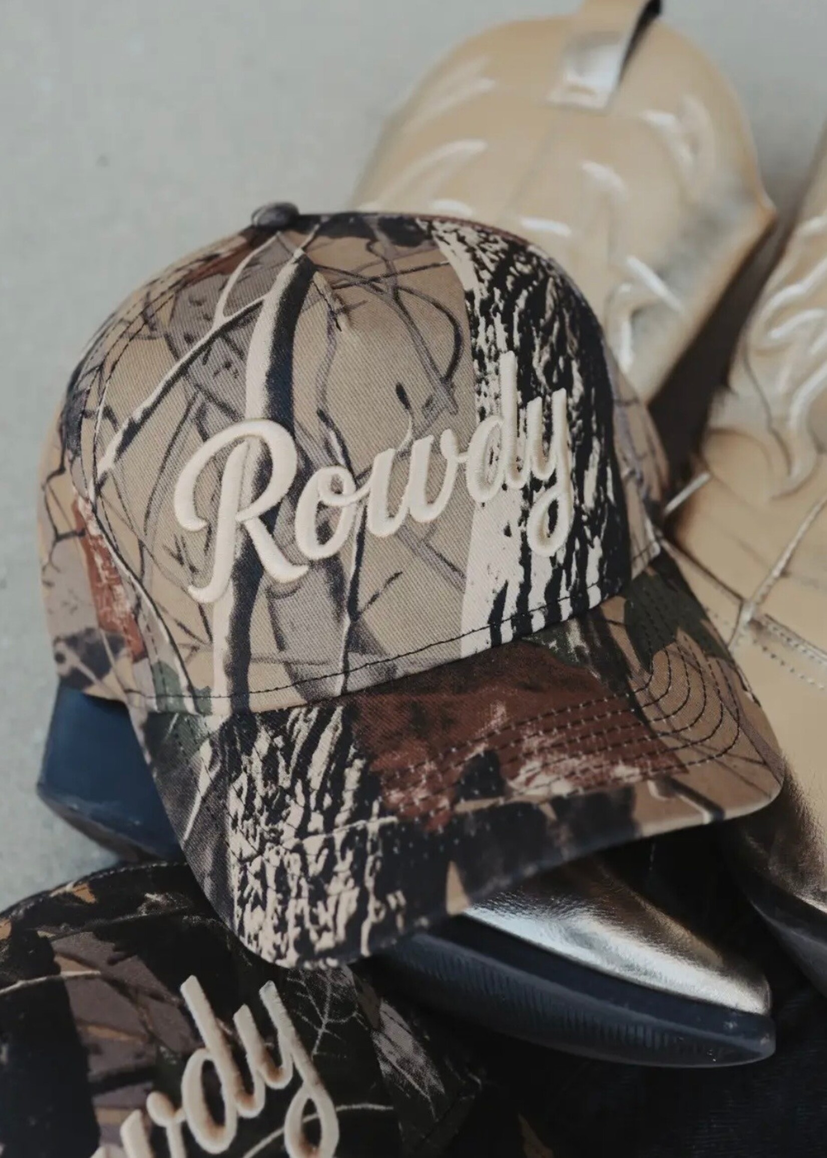 Rowdy Camo Trucker Hat