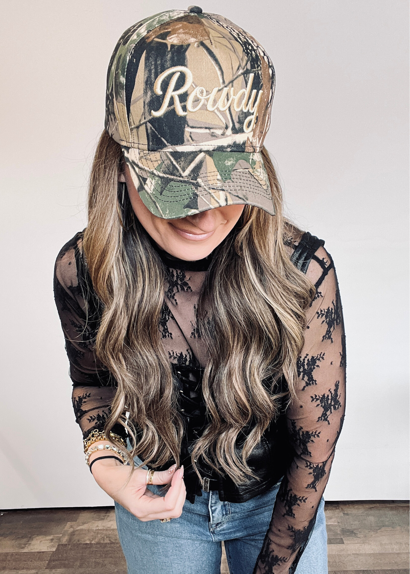 Rowdy Camo Trucker Hat