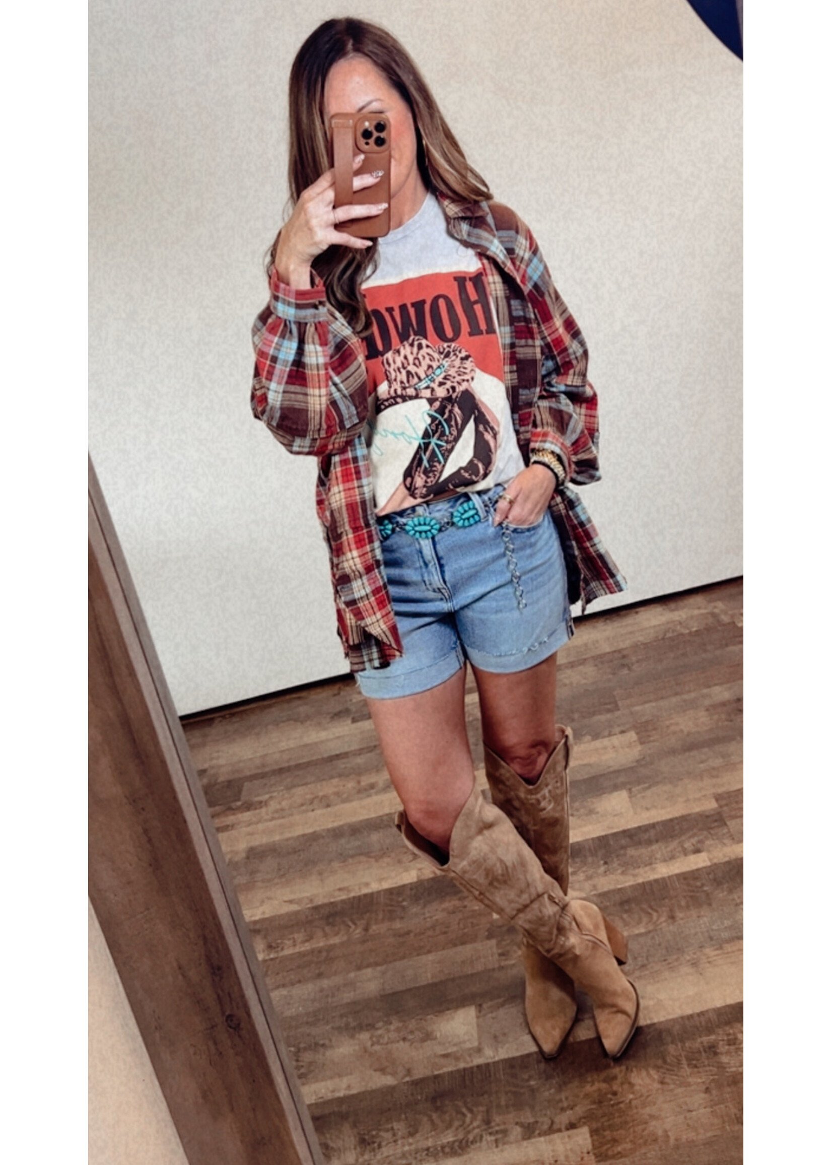 Whiskey Sunset Flannel