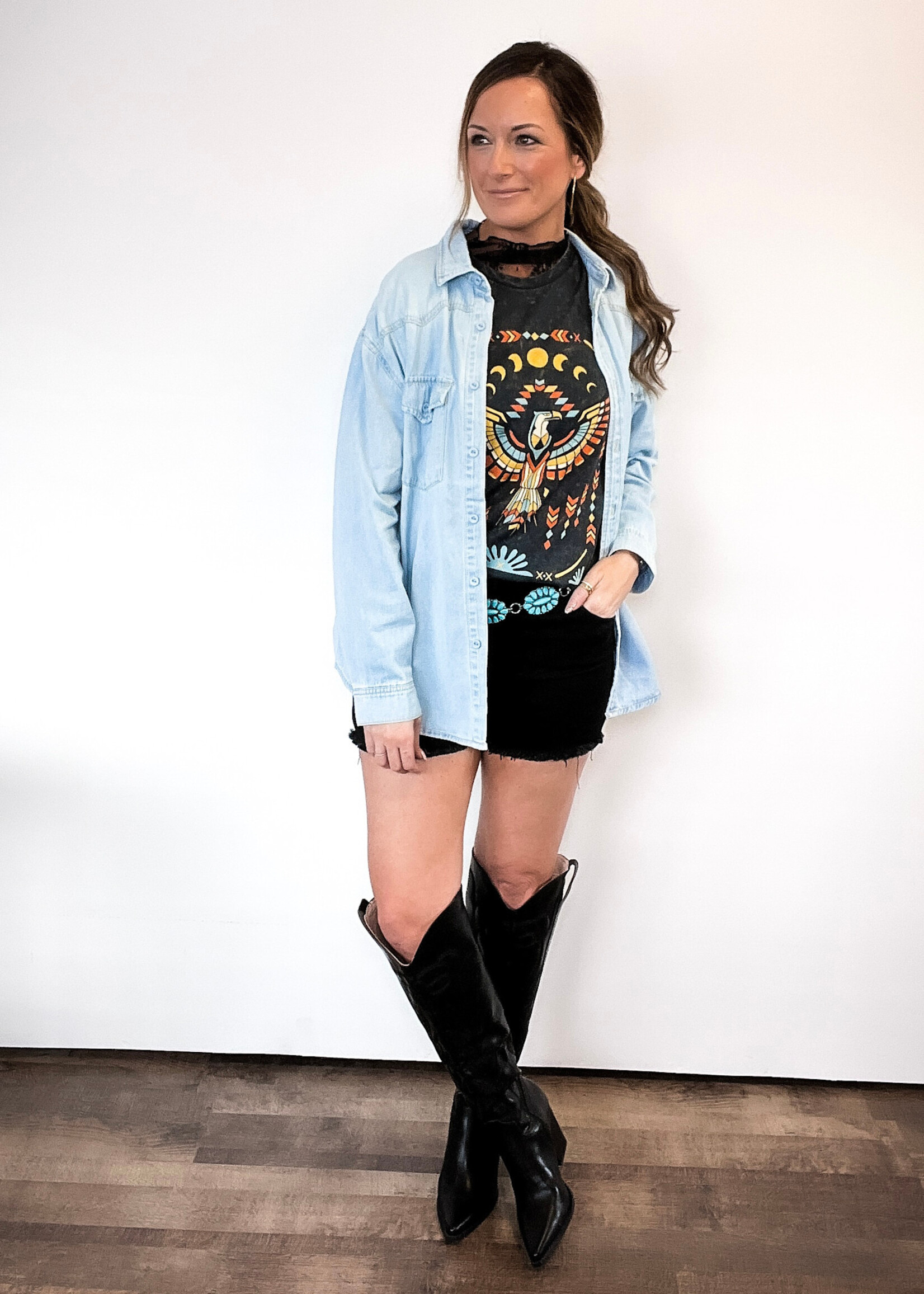 Tribal Eagle Graphic Tee