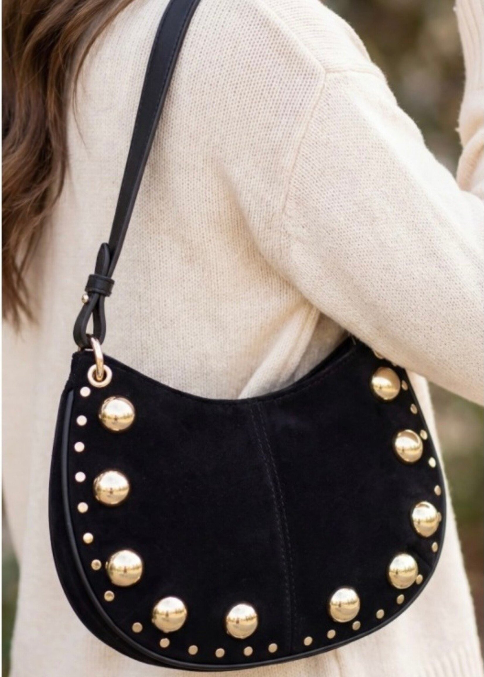 Ready to Rock Suede Bag