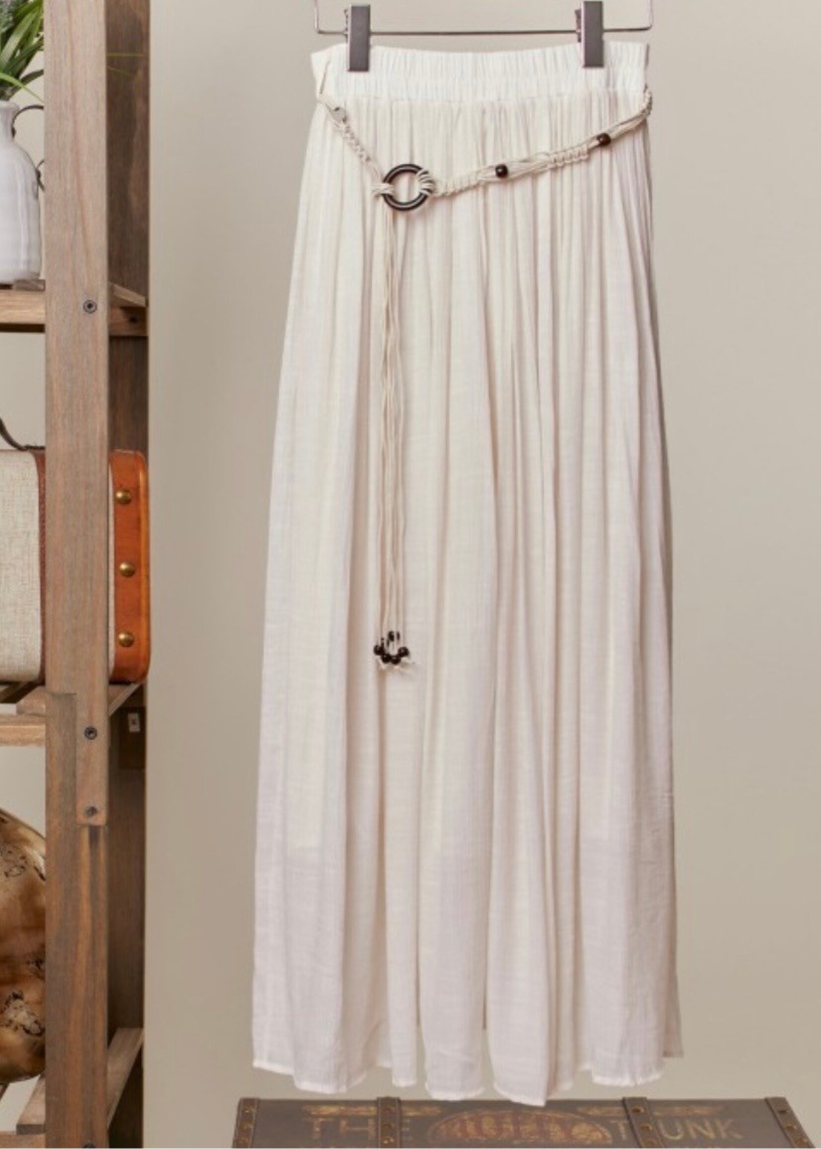 Sahara Breeze Belted Skirt