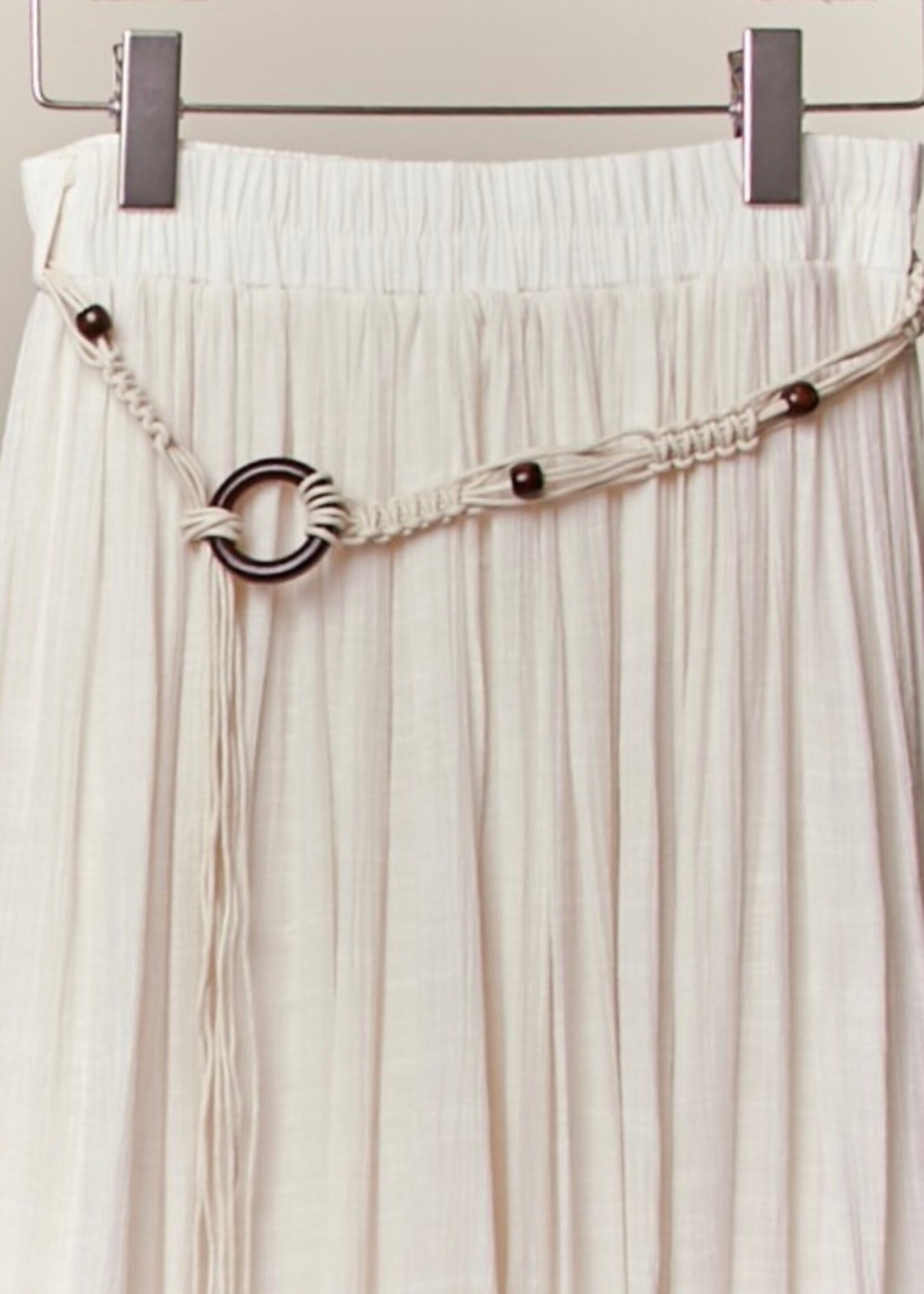 Sahara Breeze Belted Skirt