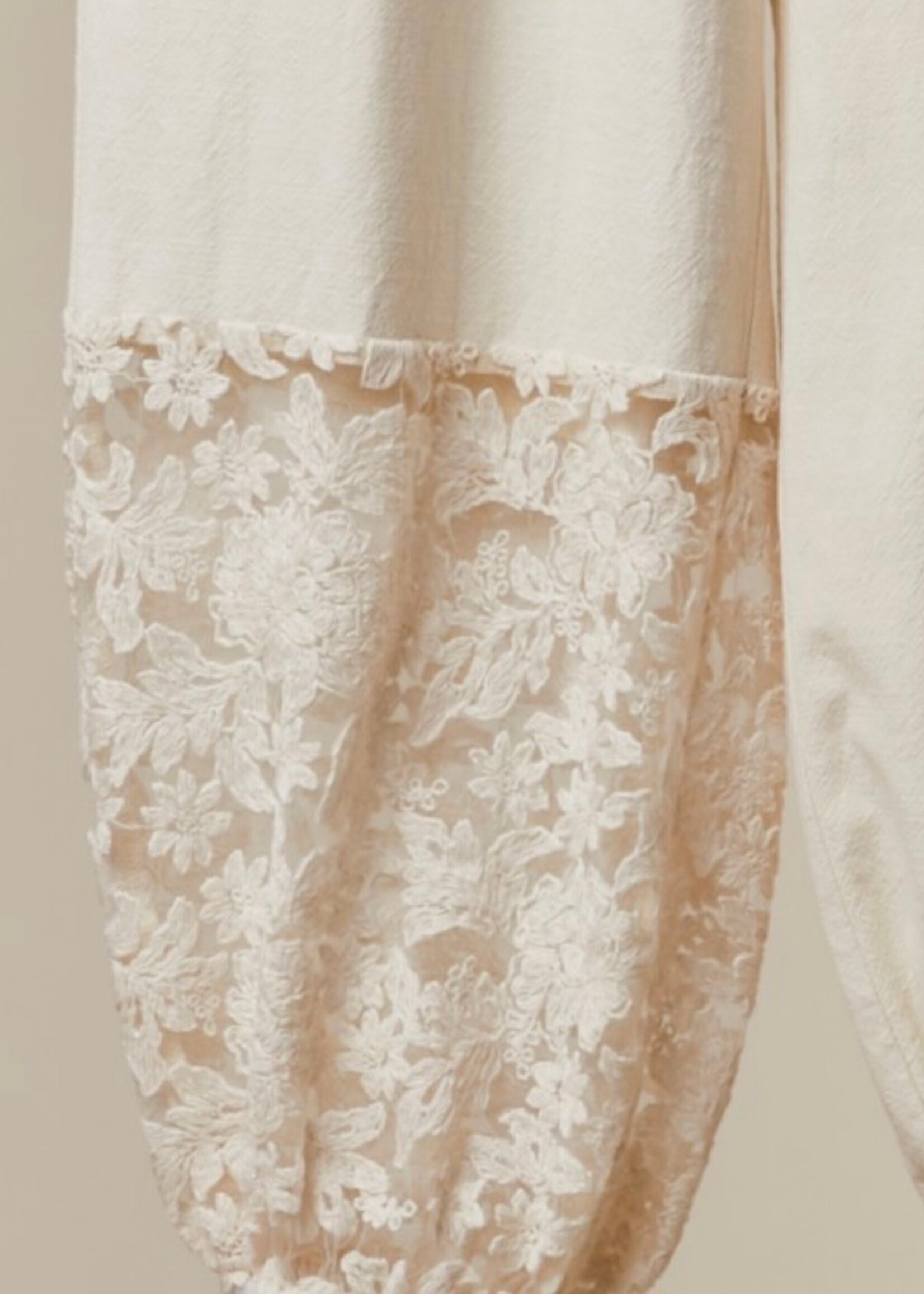 Vintage Soul Lace Panel Pants