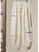 Vintage Soul Lace Panel Pants