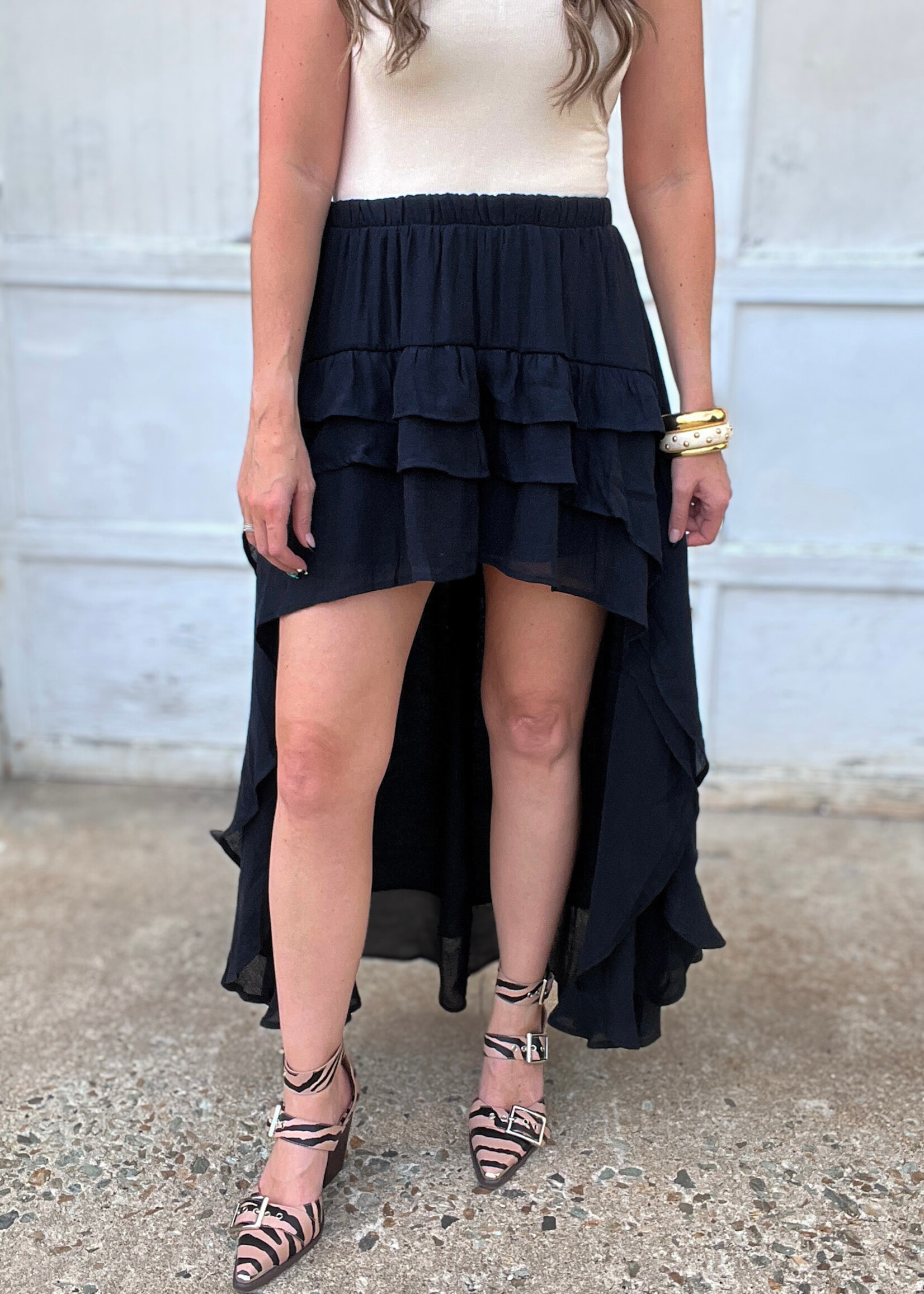 Make an Entrance High-Low Skirt
