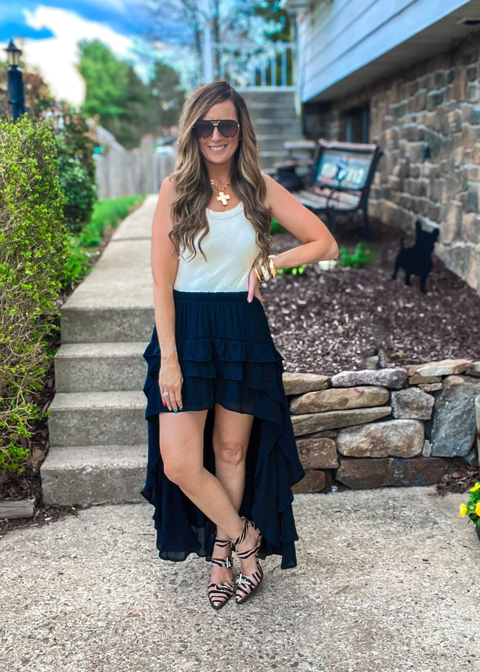 Make an Entrance High-Low Skirt