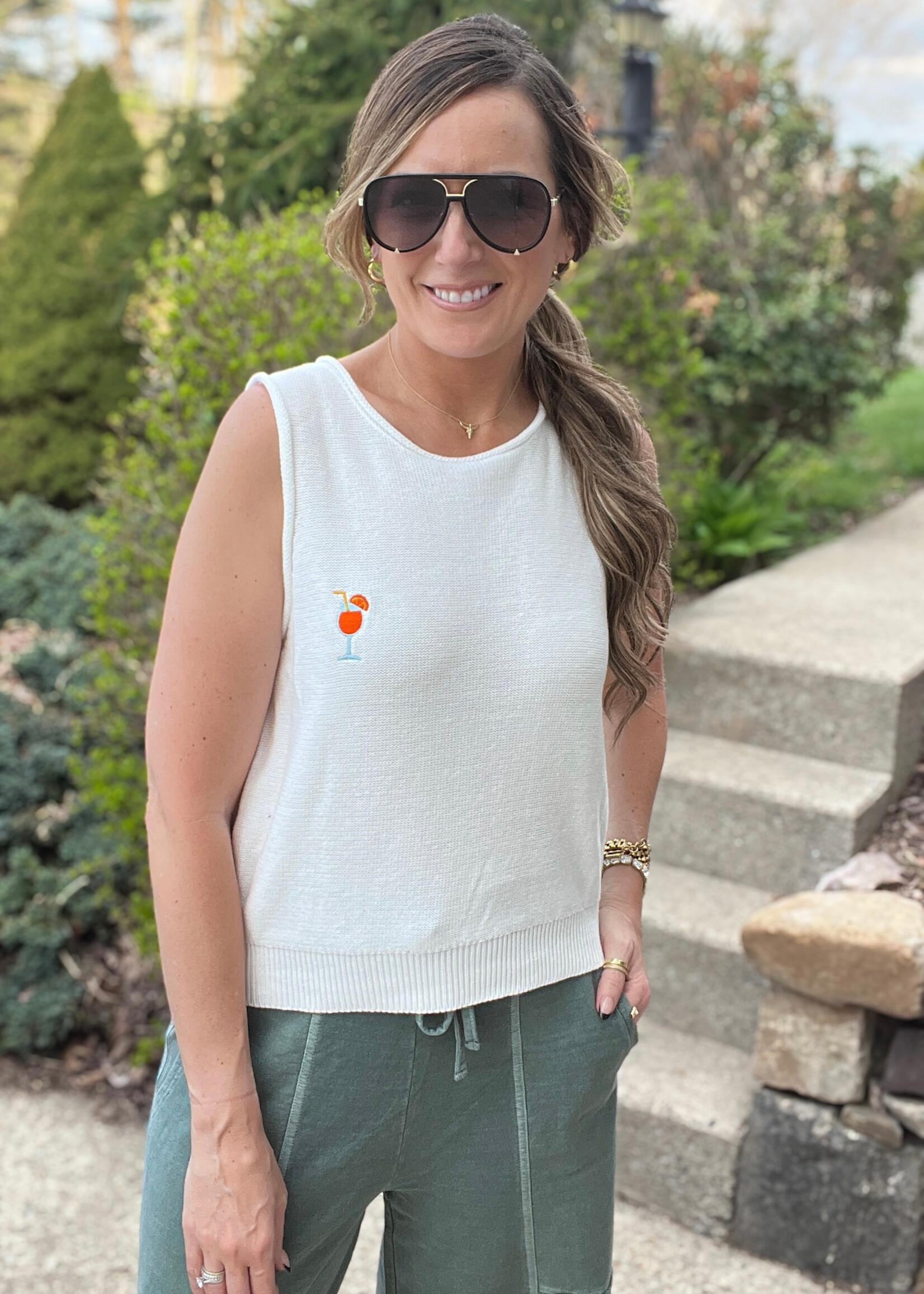 It's Spritzer Time Sweater Vest