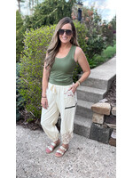 Vintage Soul Lace Panel Pants