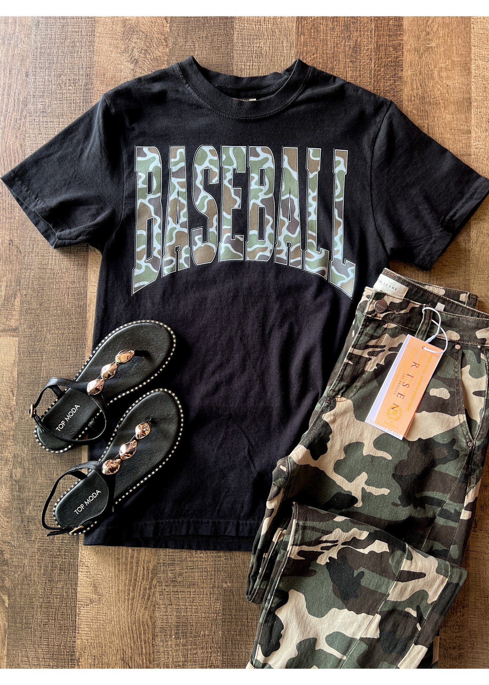 Duck Camo Baseball Graphic Tee