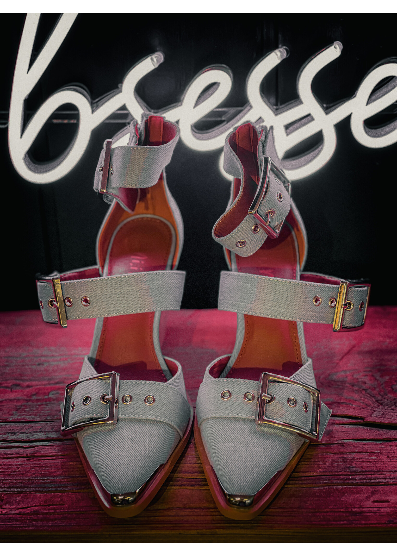 Blue Jean Queen Heels