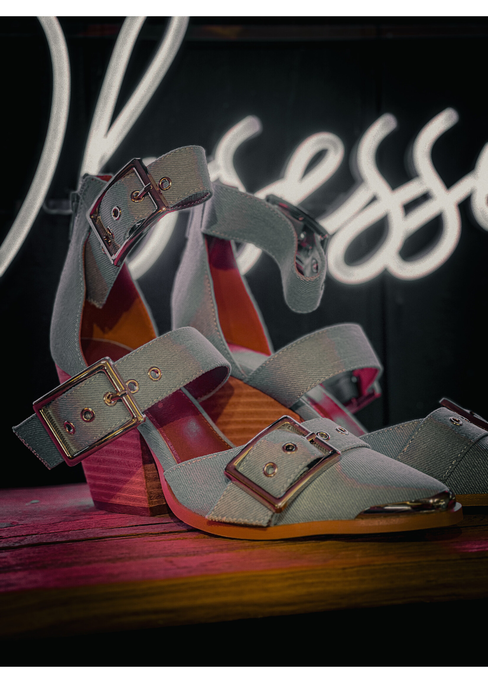 Blue Jean Queen Heels